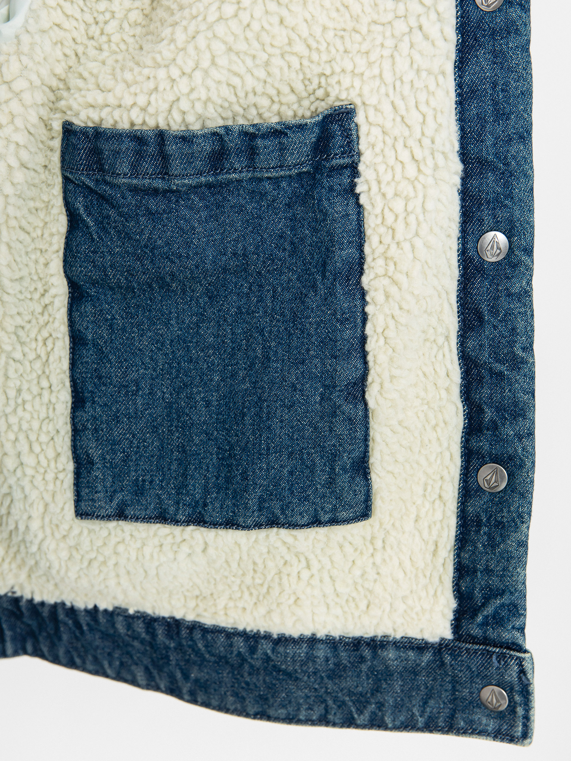 Dzseki Volcom Fa Keutchi Denim Wmn (vmi-vintage marbled indigo)