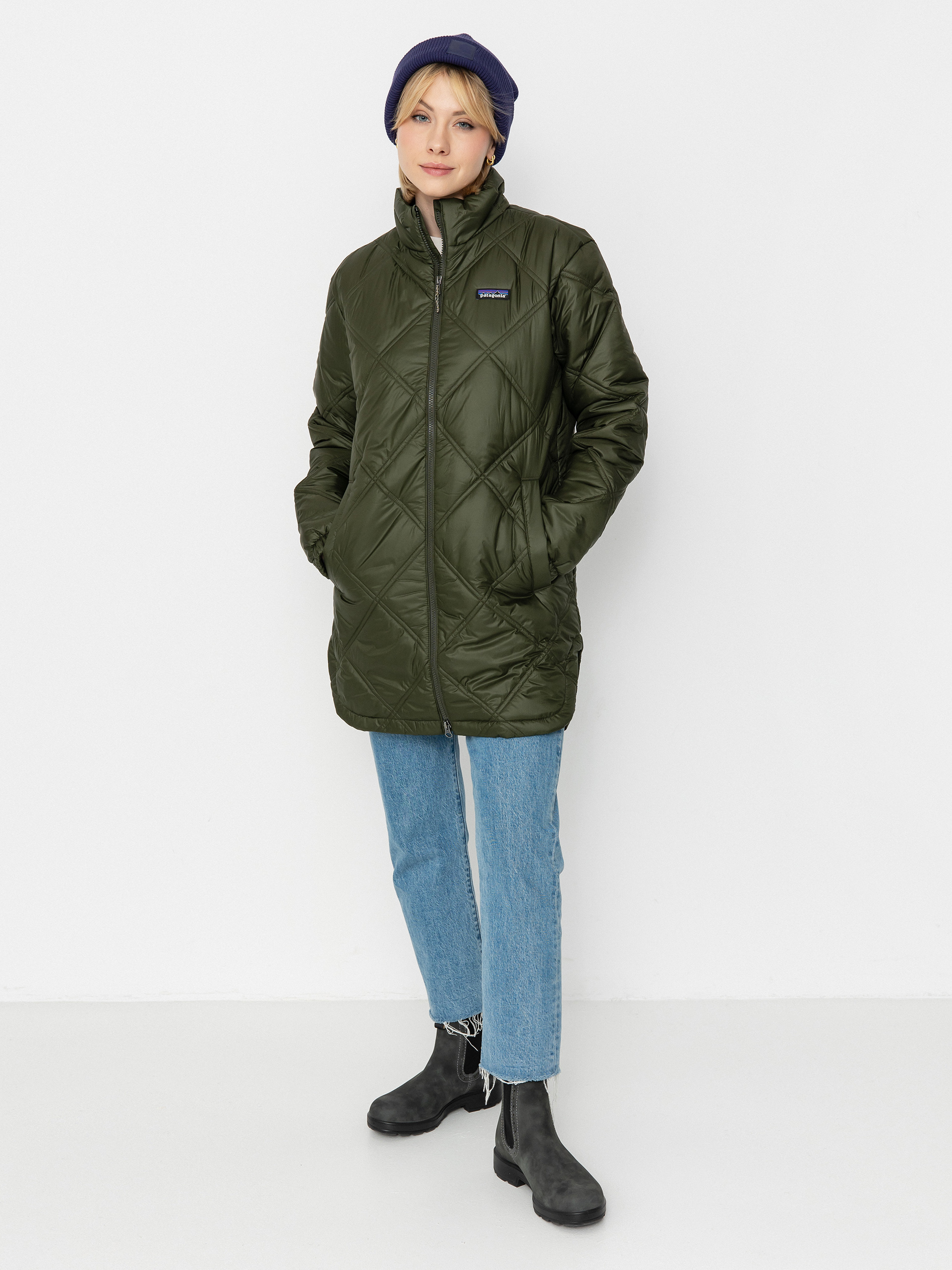 Patagonia Pine Bank Insulated Parka Wmn Dzseki (pine needle green)