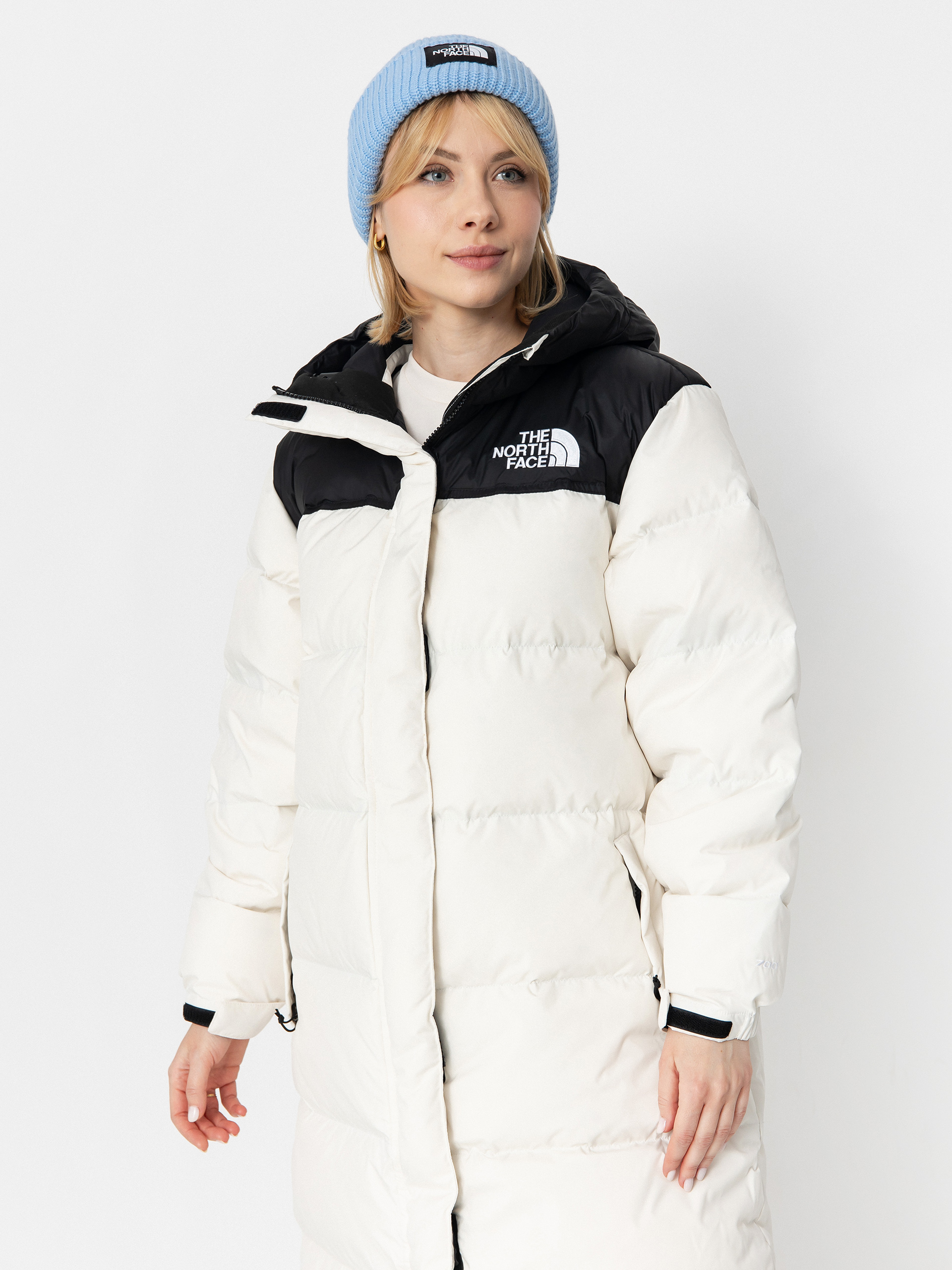The North Face Nuptse Parka Wmn Dzseki (white dune/tnf black)