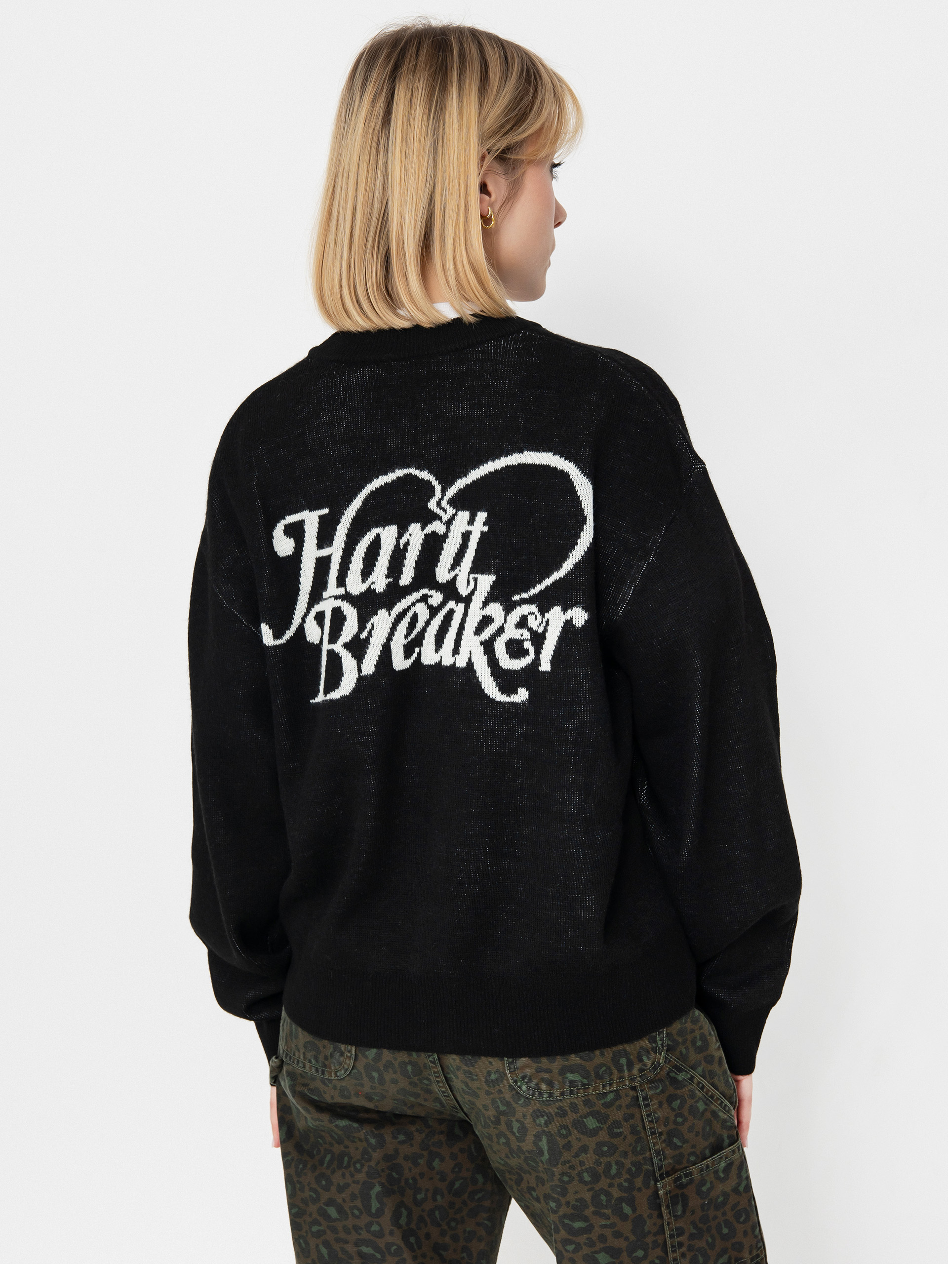 Carhartt WIP Harttbreaker Cardigan Wmn Pulóver (black/wax)