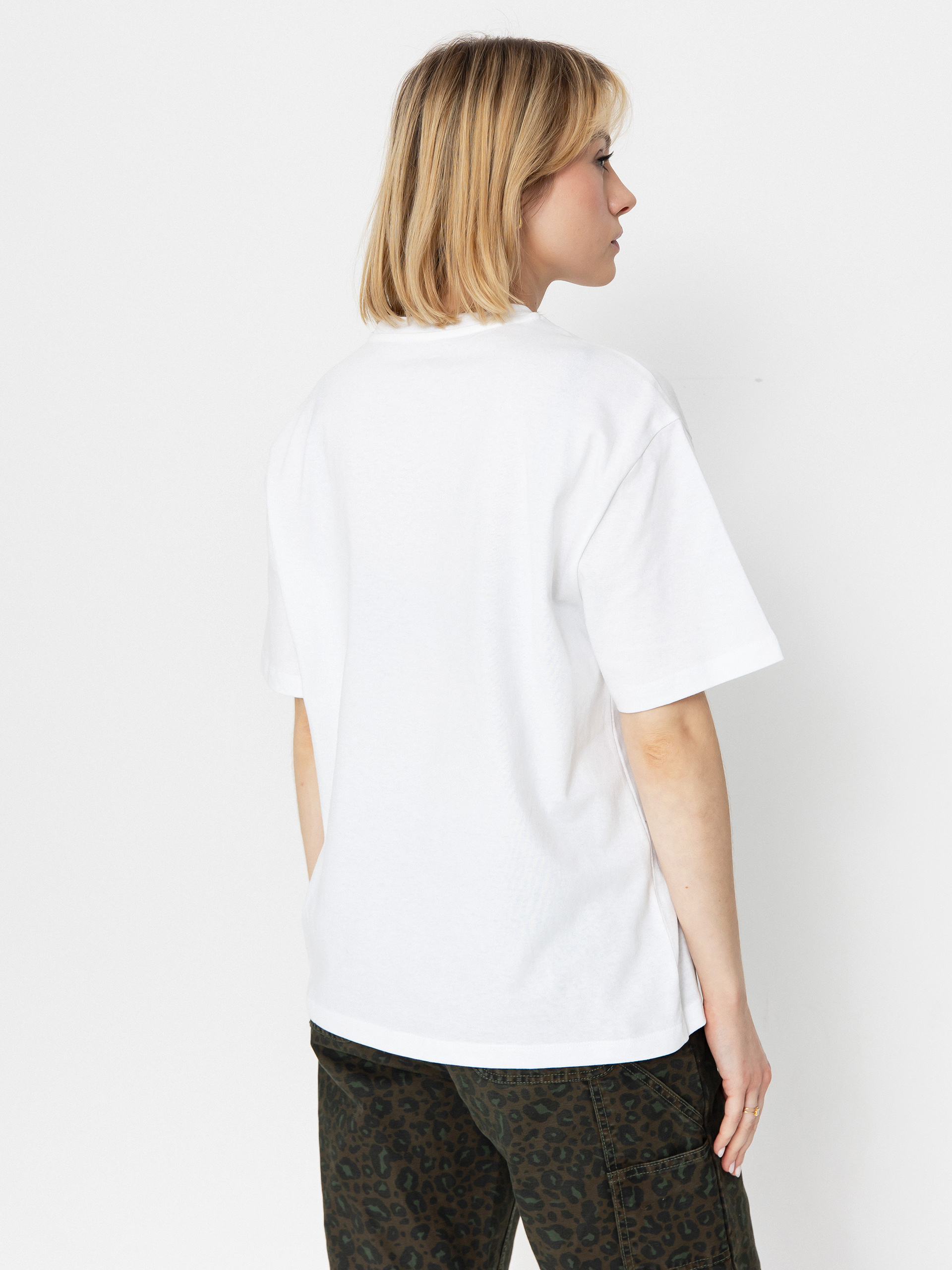 Carhartt WIP Rivet Script Wmn Póló (white/silver)
