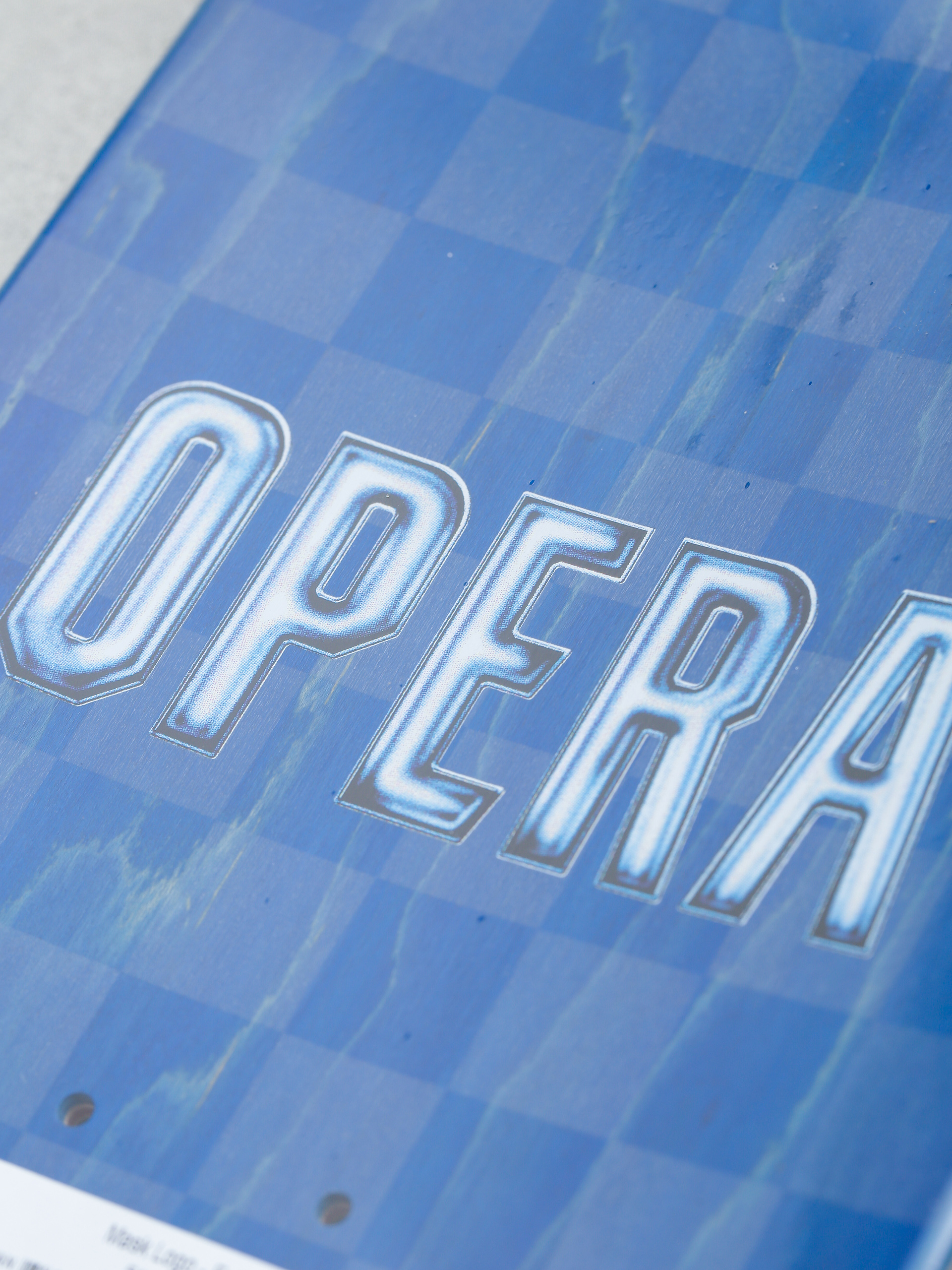 Opera Mask Logo Ex7 Gördeszka lap (blue soil)
