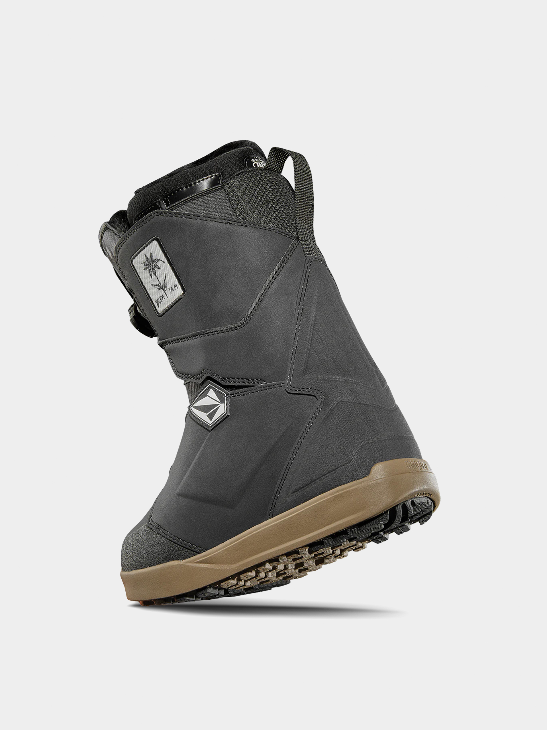 Női Snowboard cipők ThirtyTwo Lashed Double Boa X Volcom (black/grey/gum)