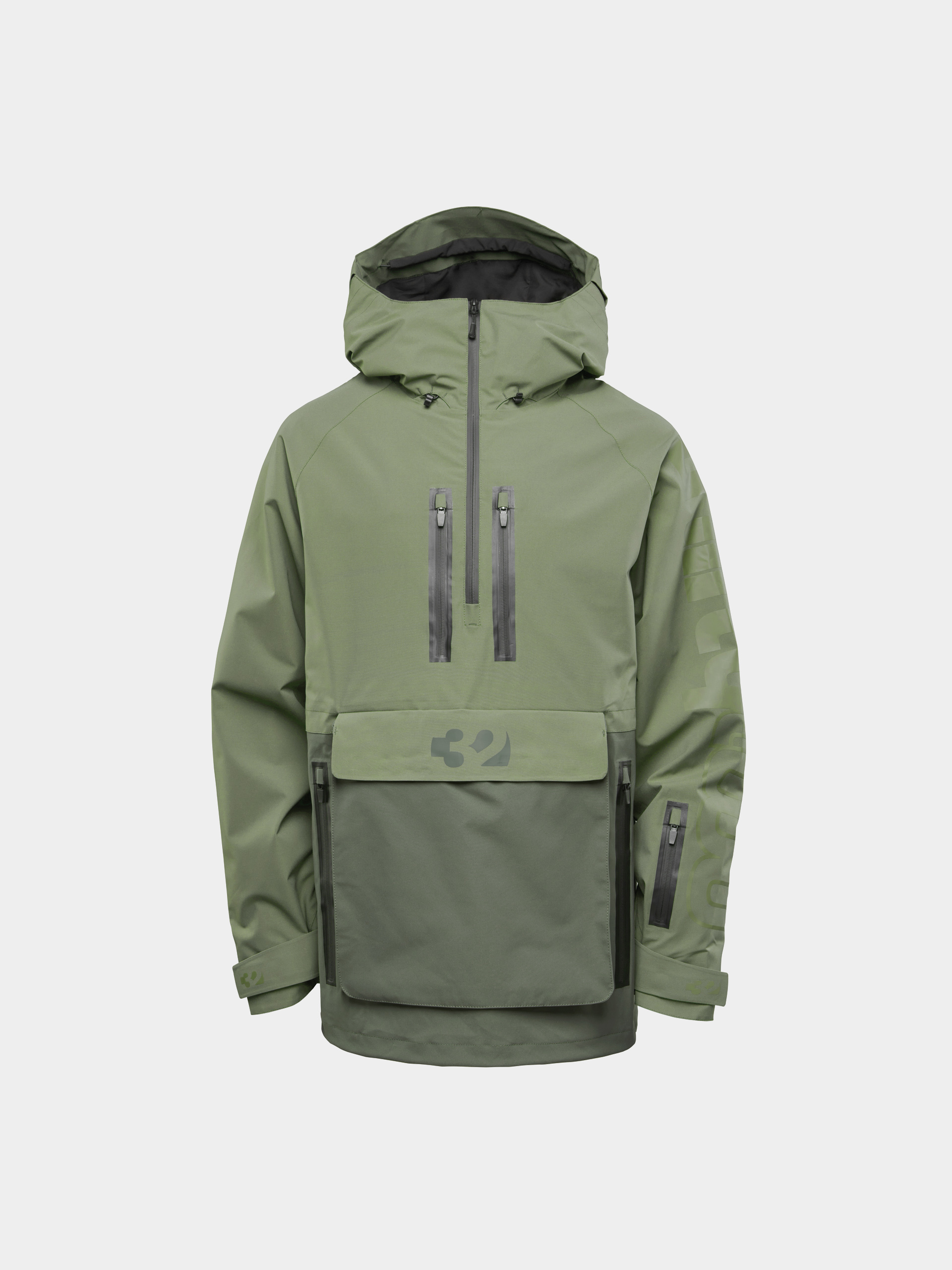 Férfi Snowboard dzseki ThirtyTwo Light Anorak (military)