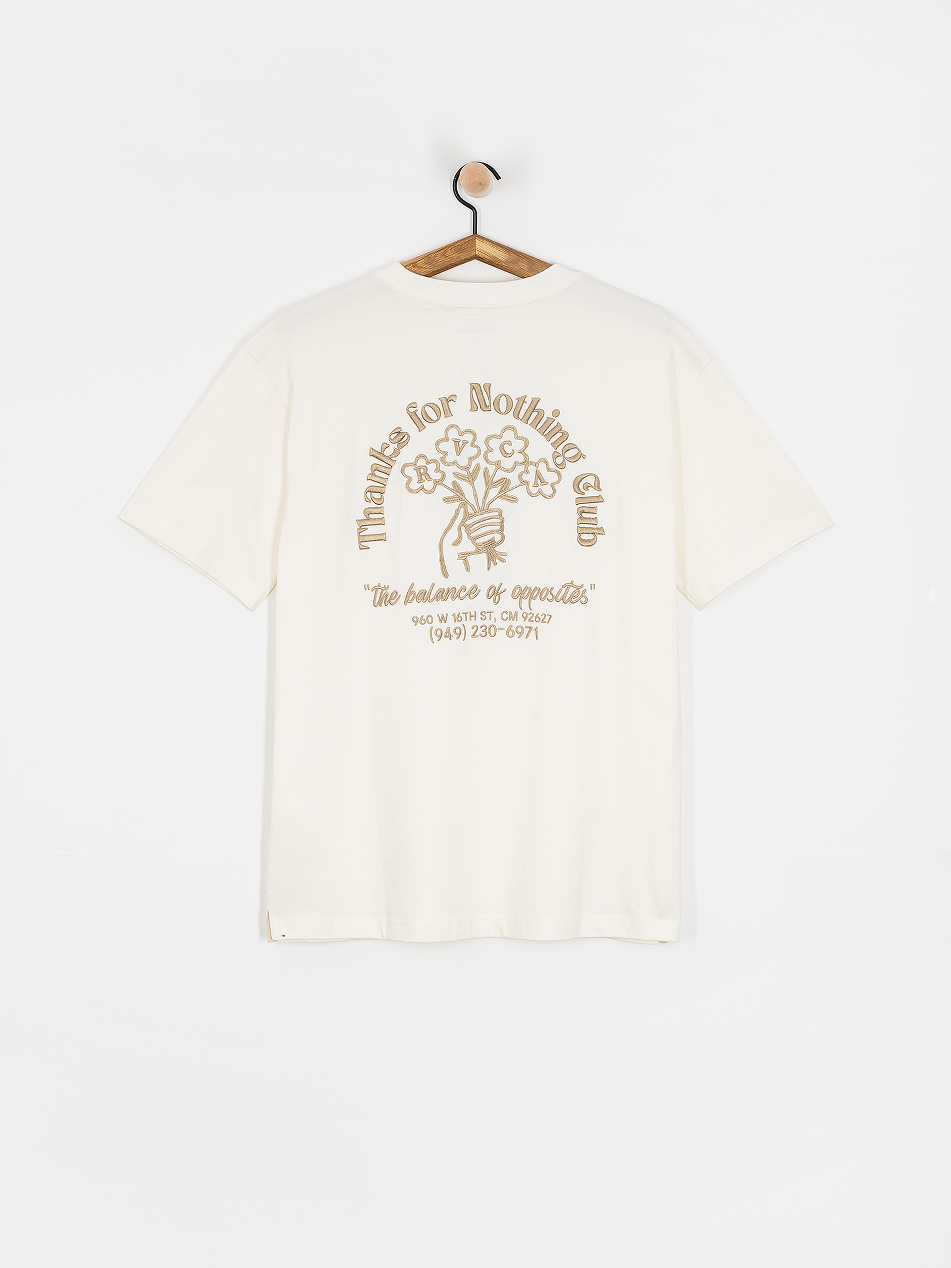 Póló RVCA Thanks For Nothing (salt)