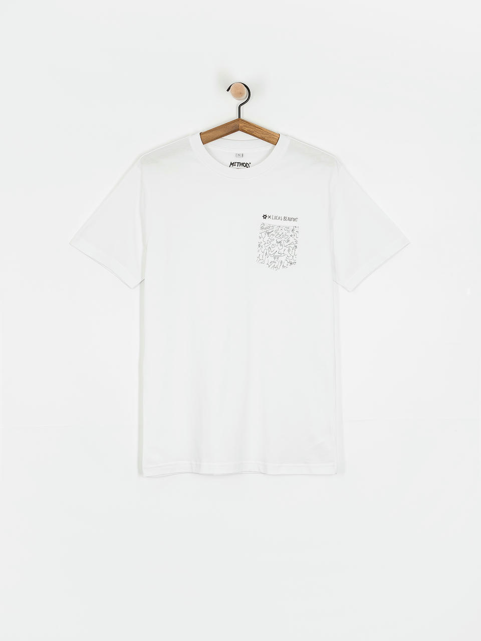 Póló Method X Lucas Pocket (white)