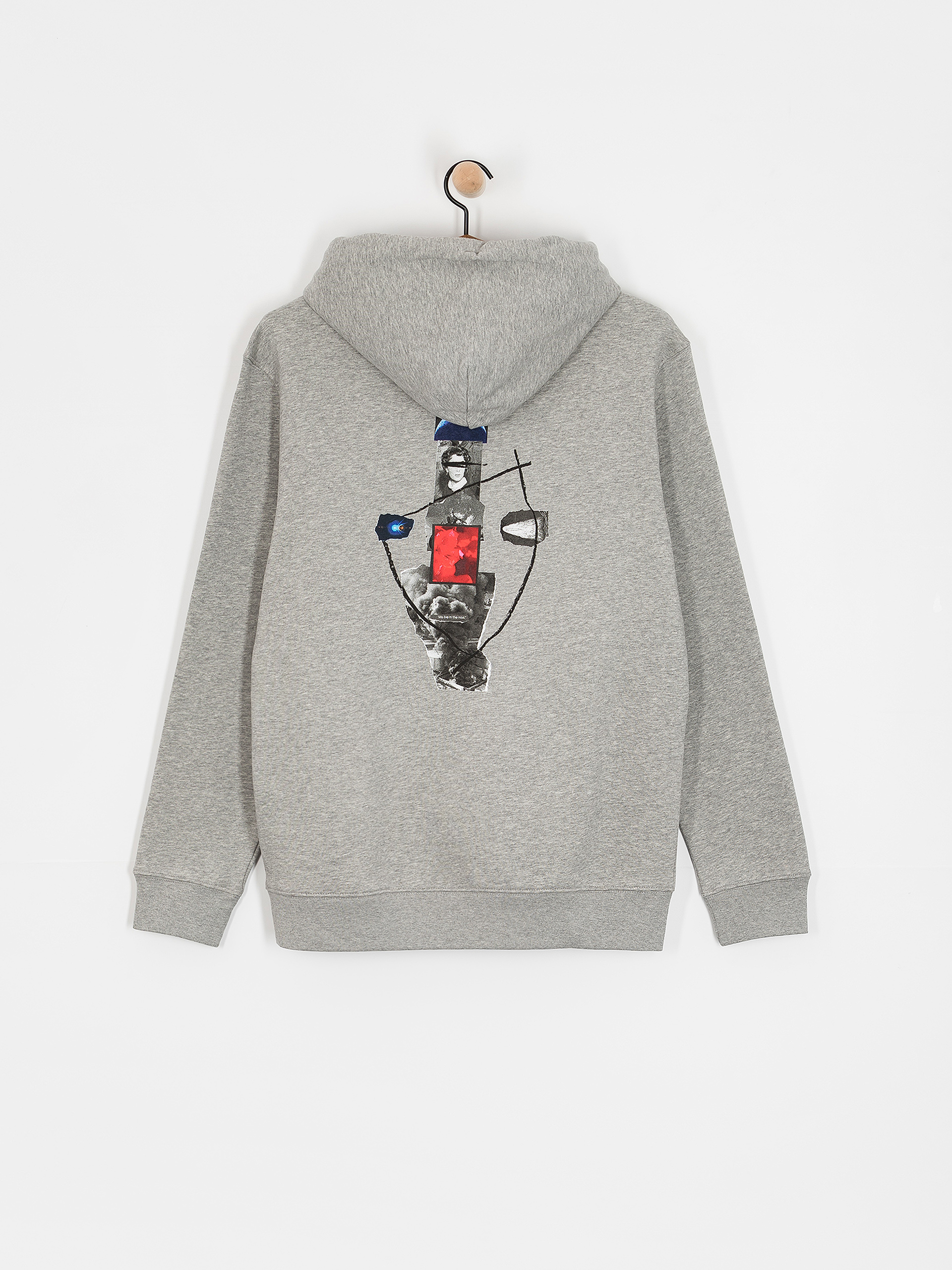 Poetic Collective In The Now HD Kapucnis pulóver (heather grey)