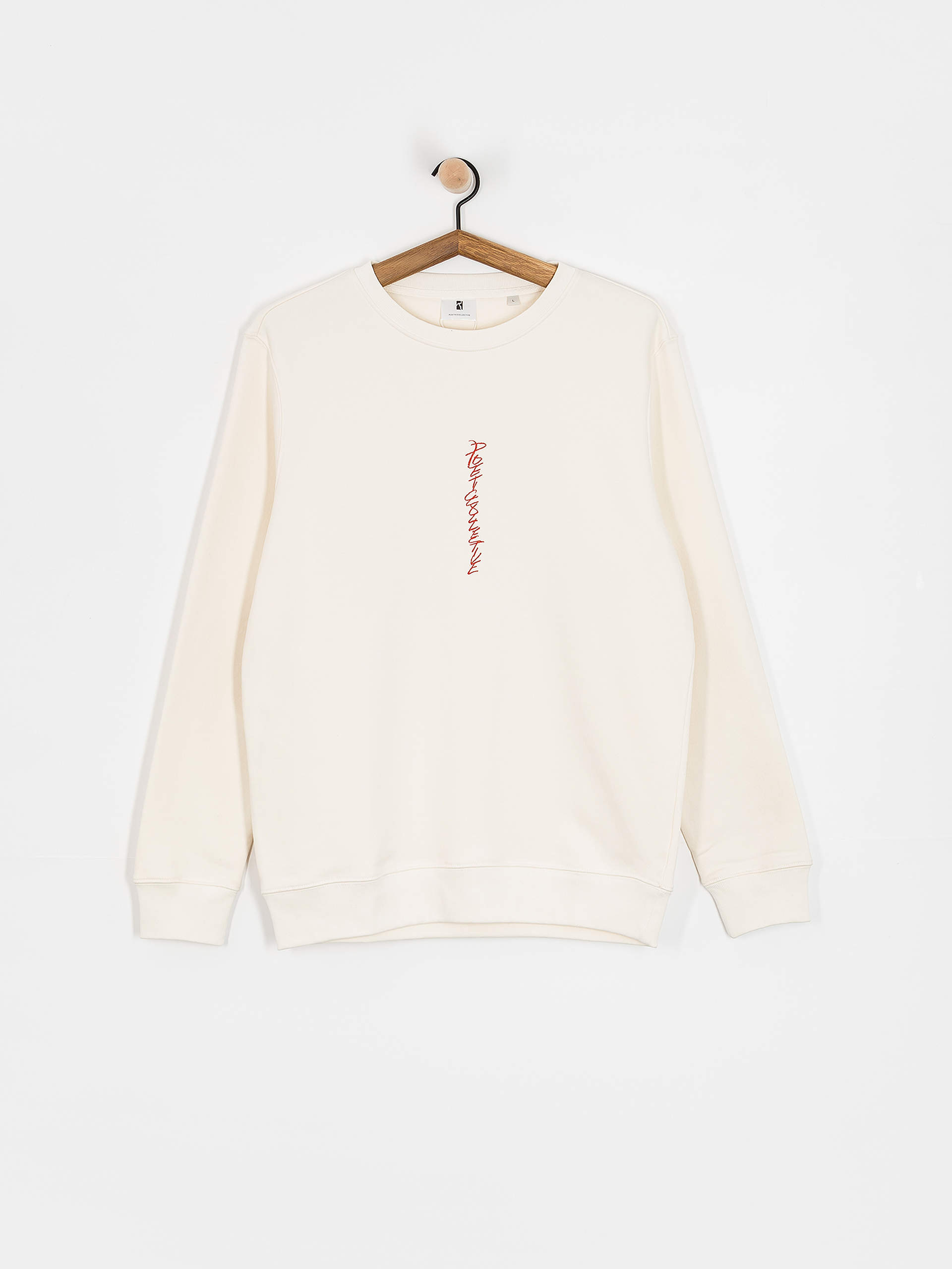 Poetic Collective Demon Crewneck Pulóver (ivory)