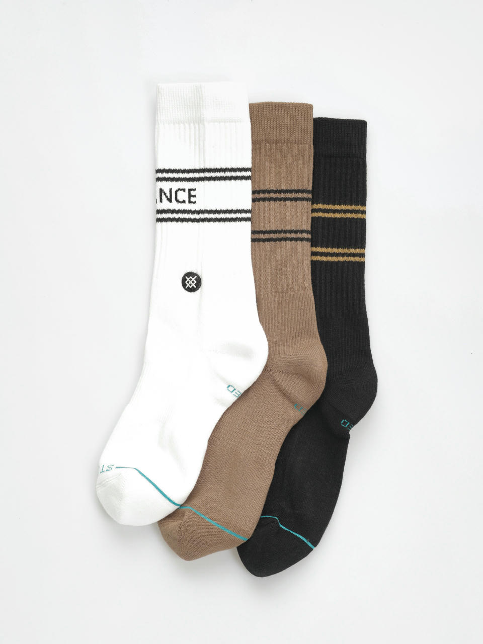 Stance Basic 3 Pack Crew Zokni (gold)