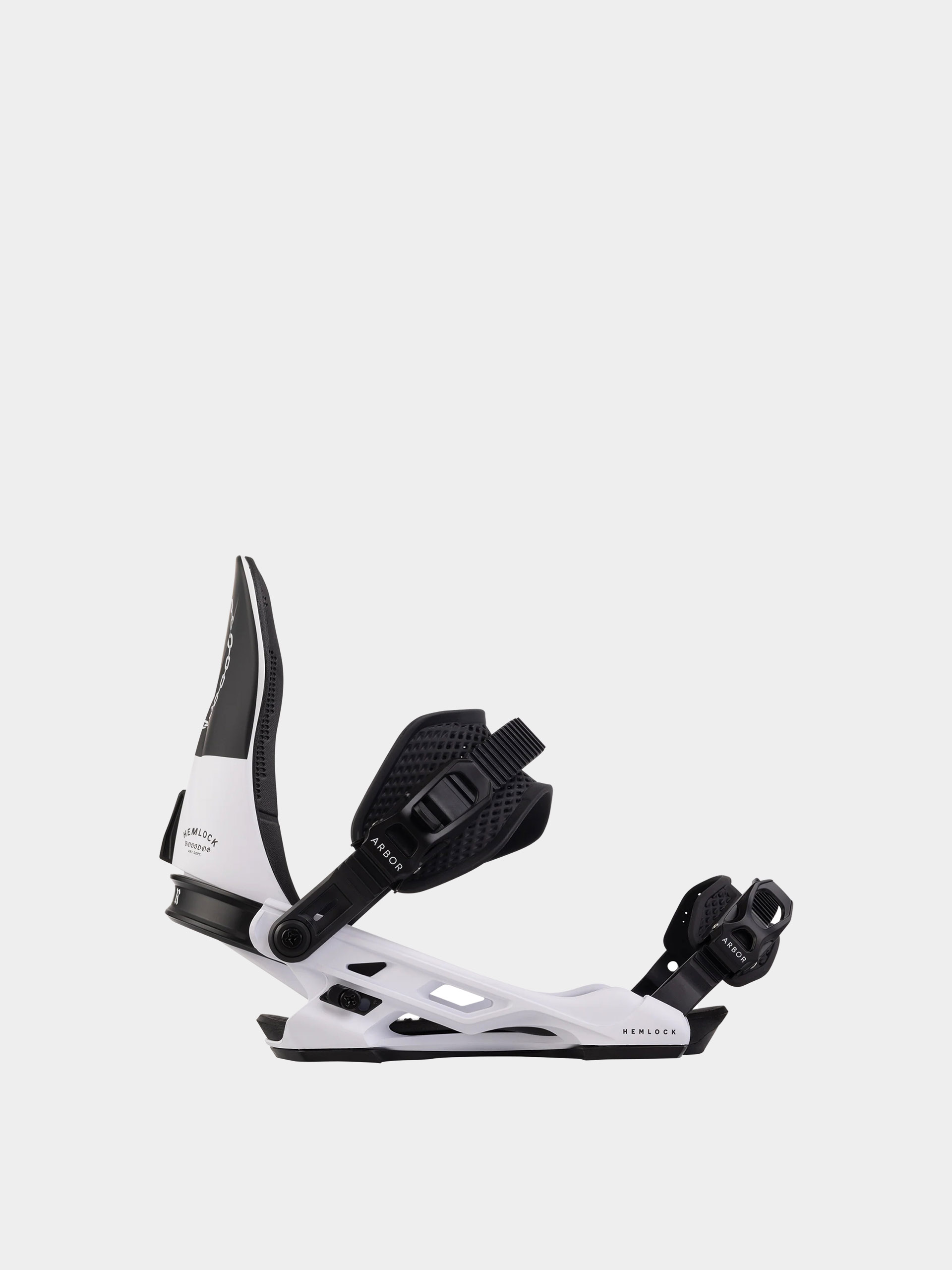 Férfi Snowboard kötés Arbor Hemlock (white/black/boss dog)