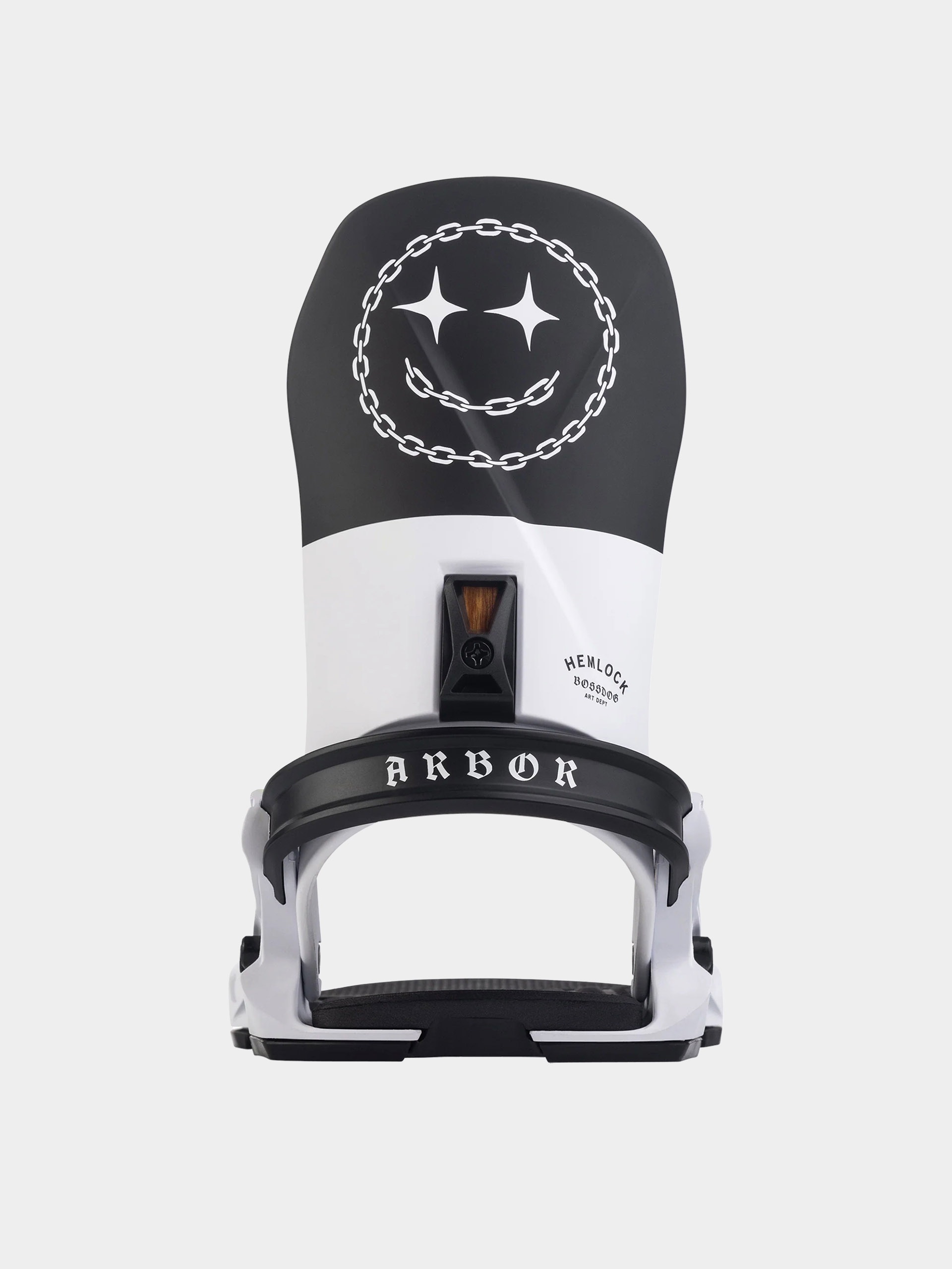 Férfi Snowboard kötés Arbor Hemlock (white/black/boss dog)