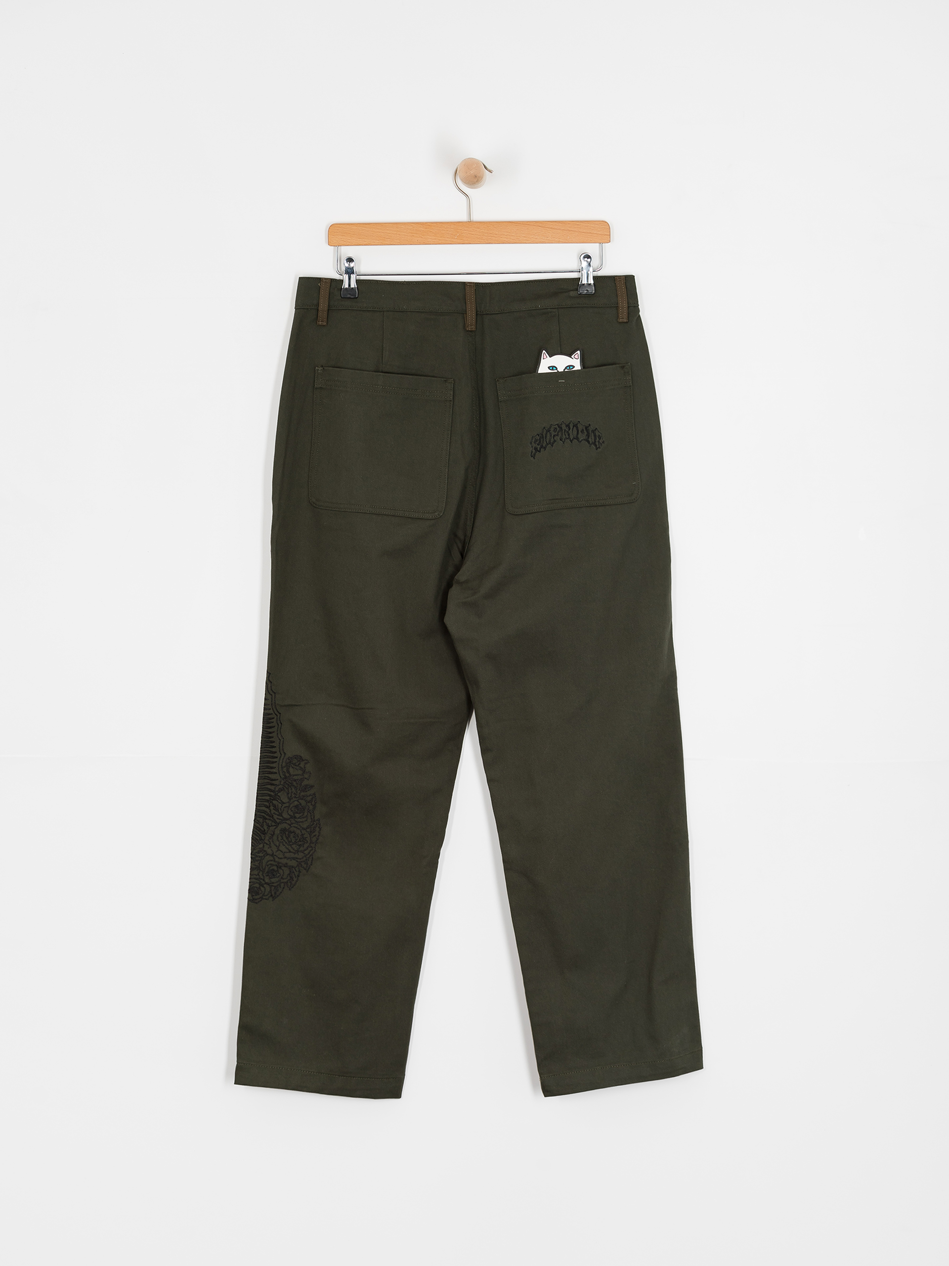 Kisnadrág RipNDip Mother Nerm Twill (dark olive)