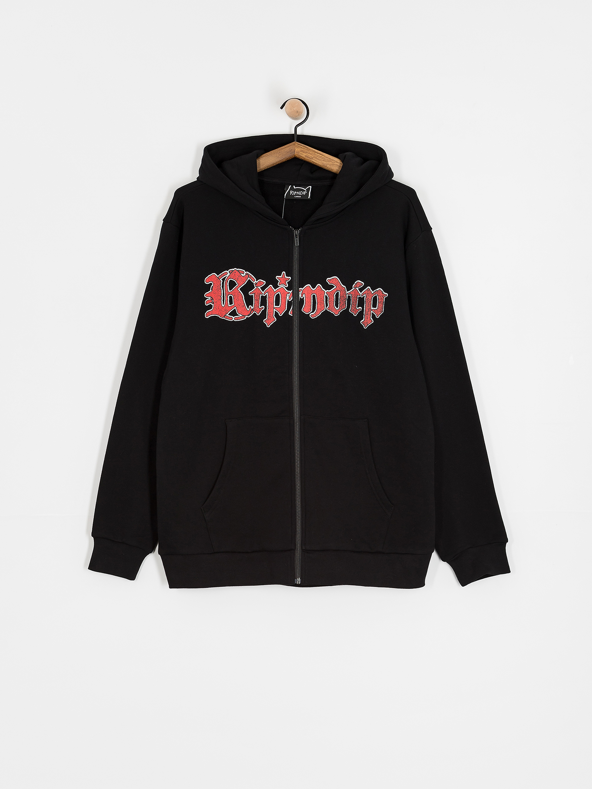 Kapucnis pulóver RipNDip Fein HD (black)