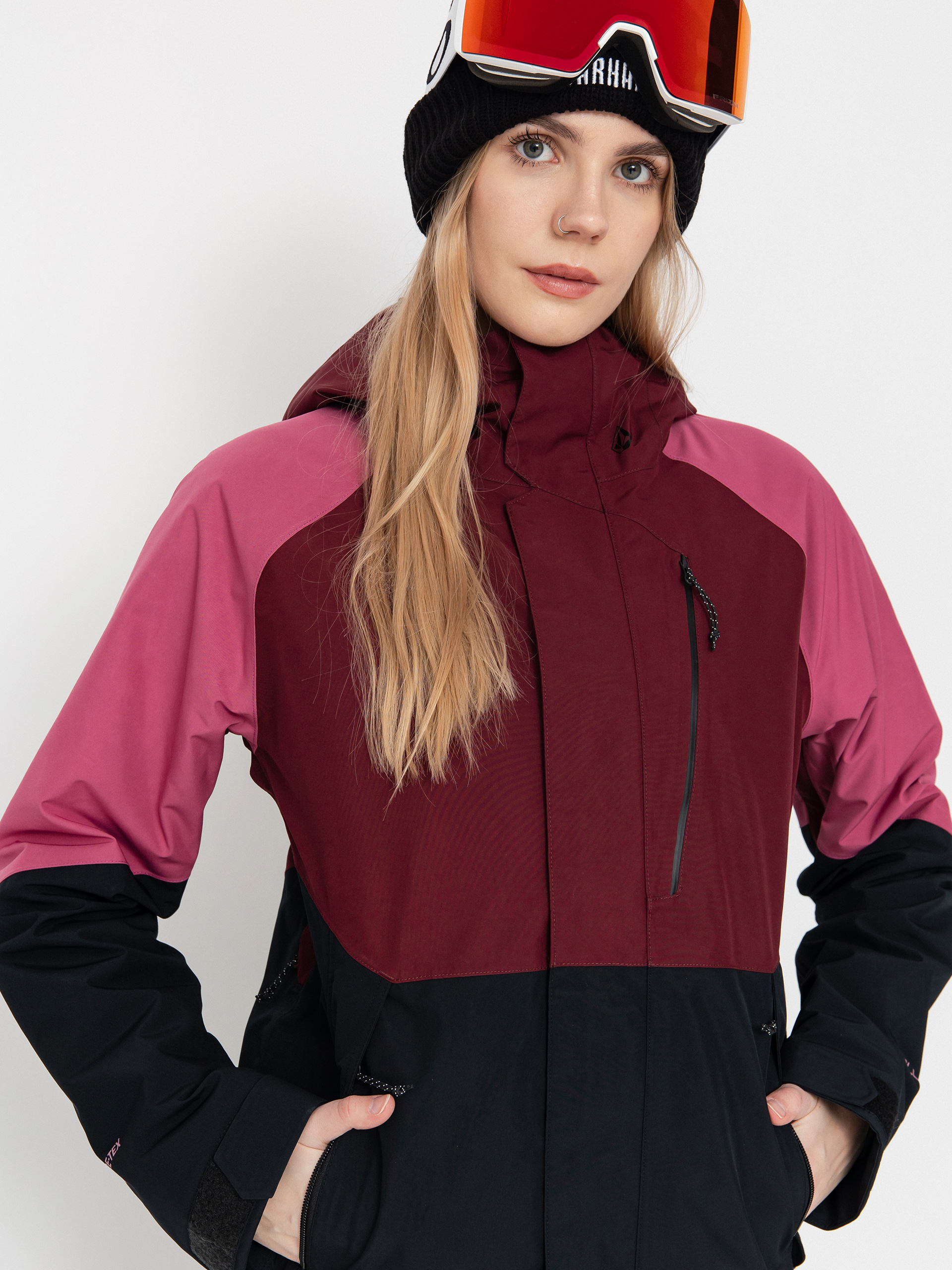 Női Volcom V.Co Aris Ins Gore Snowboard dzseki (burgundy)
