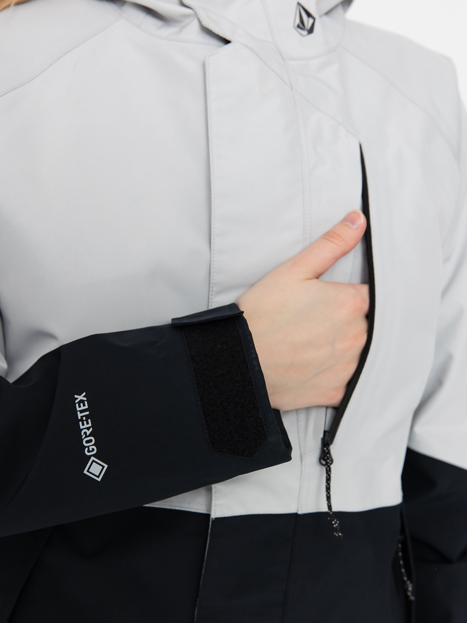 Női Volcom V.Co Aris Ins Gore Snowboard dzseki (cloud grey)