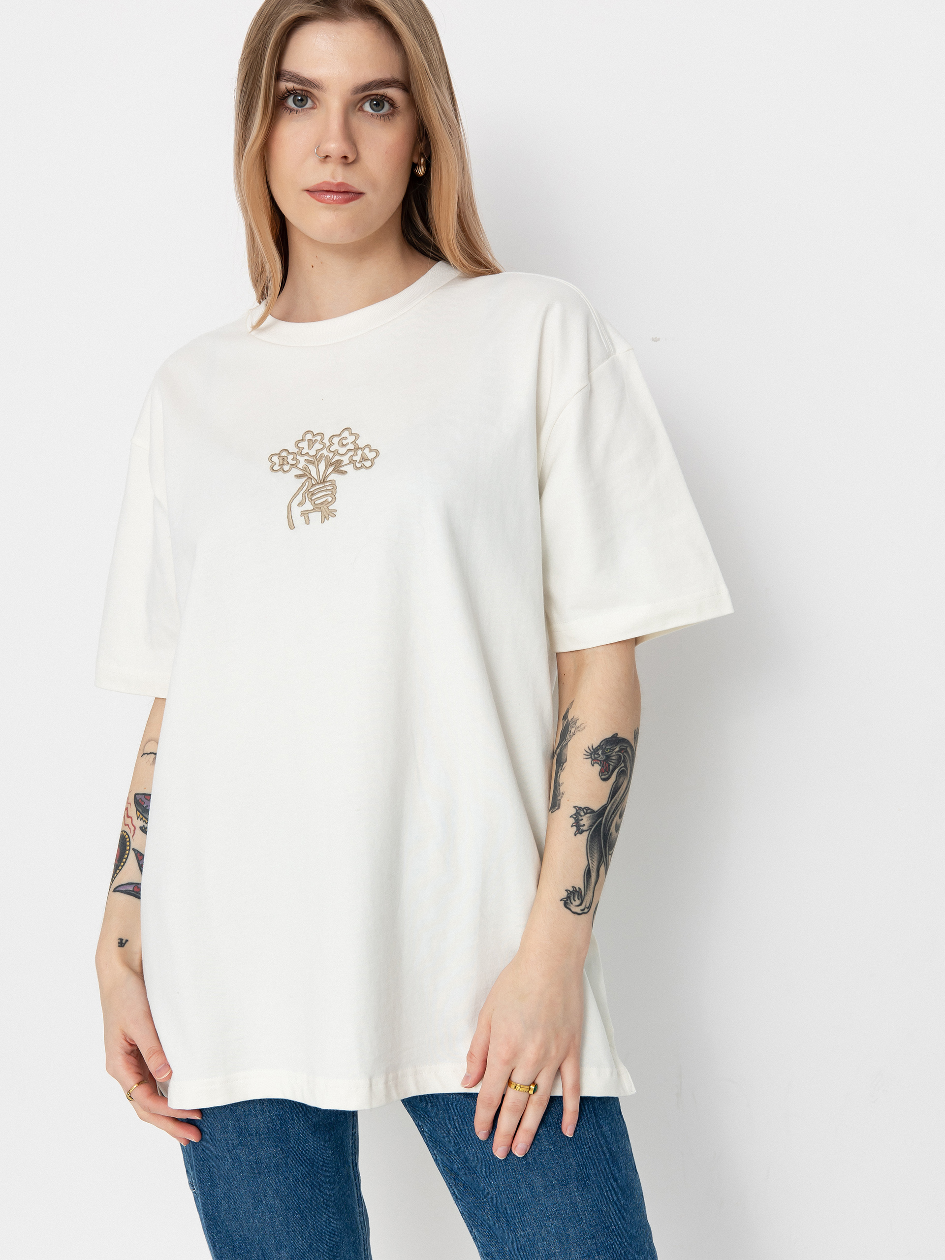 Póló RVCA Thanks For Nothing (salt)