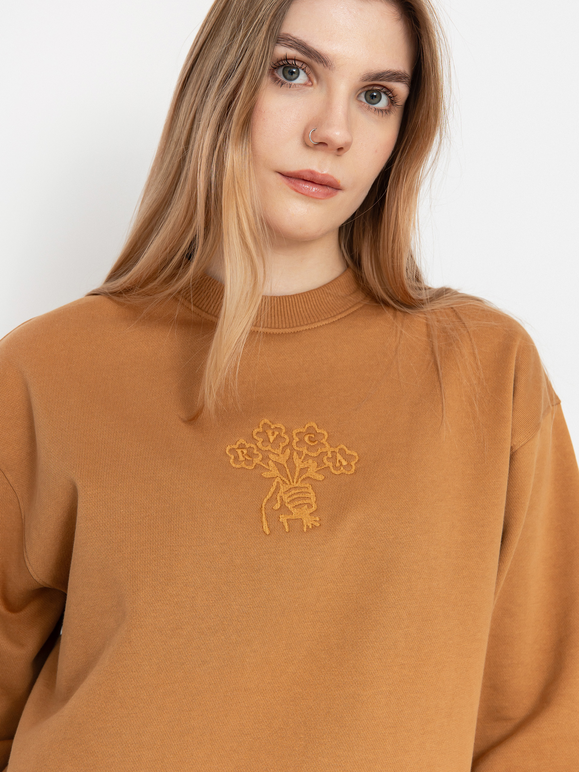 Pulóver RVCA Thanks For Nothing Crew (camel)