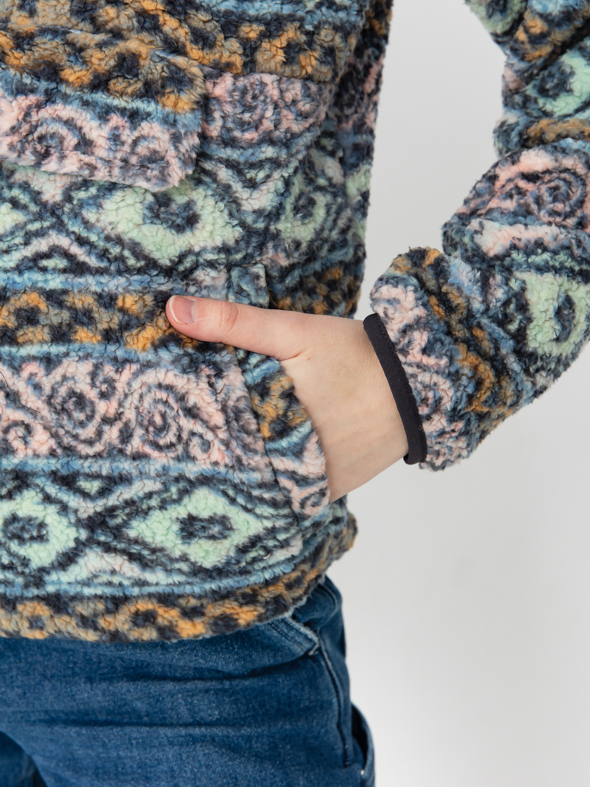 Női Billabong Switchback Pullover Polár pulóver (dusty peach)