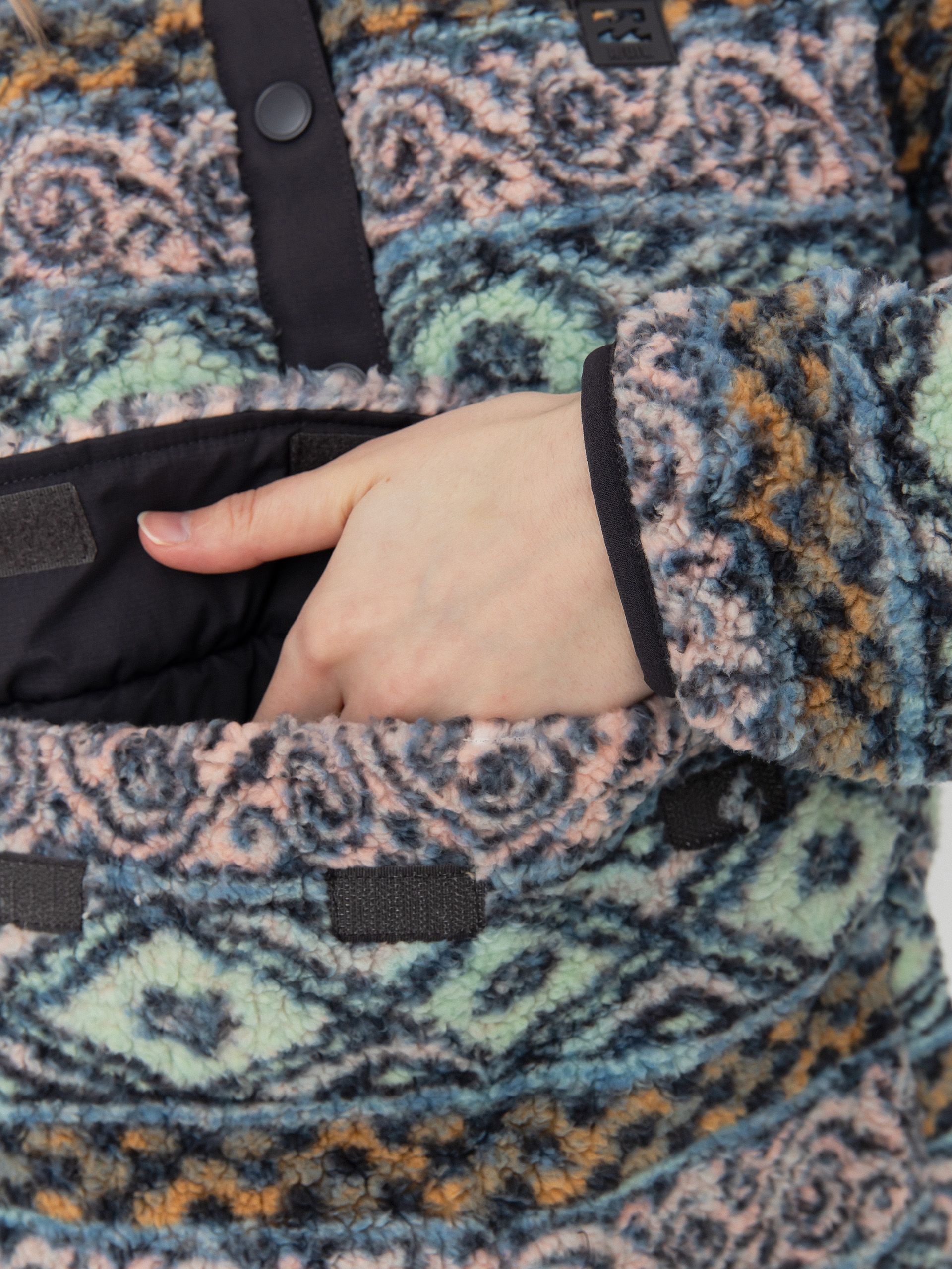 Női Billabong Switchback Pullover Polár pulóver (dusty peach)