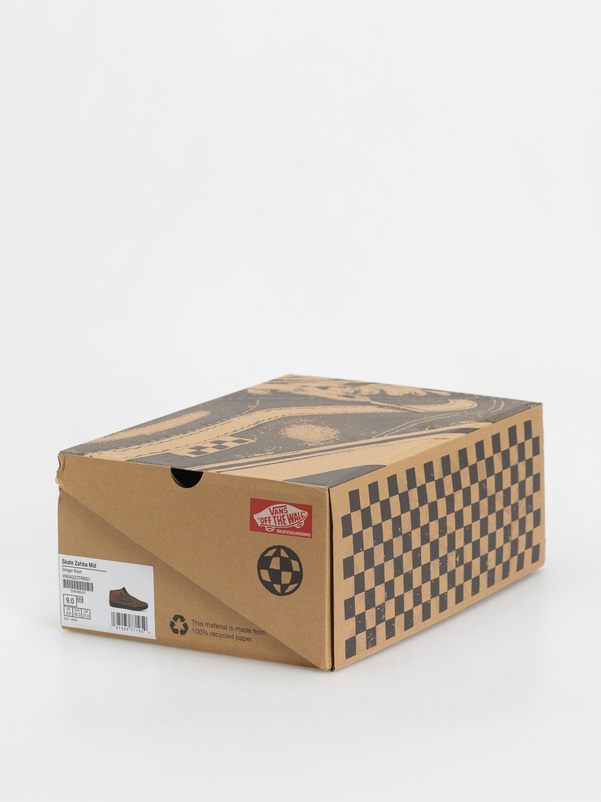 Vans Skate Zahba Mid Cipők (ginger root)