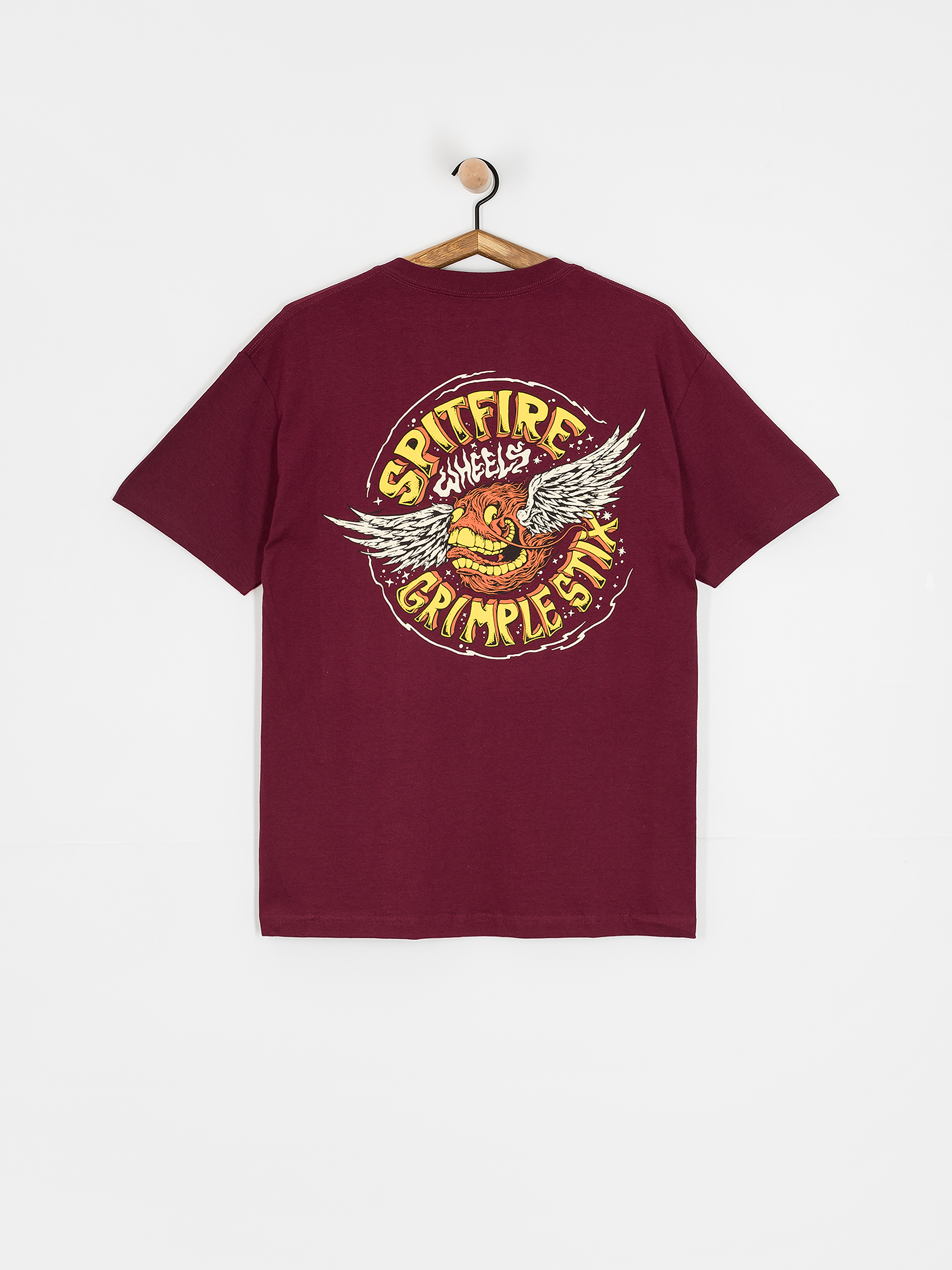 Spitfire Flying Grimple Póló (burgundy)