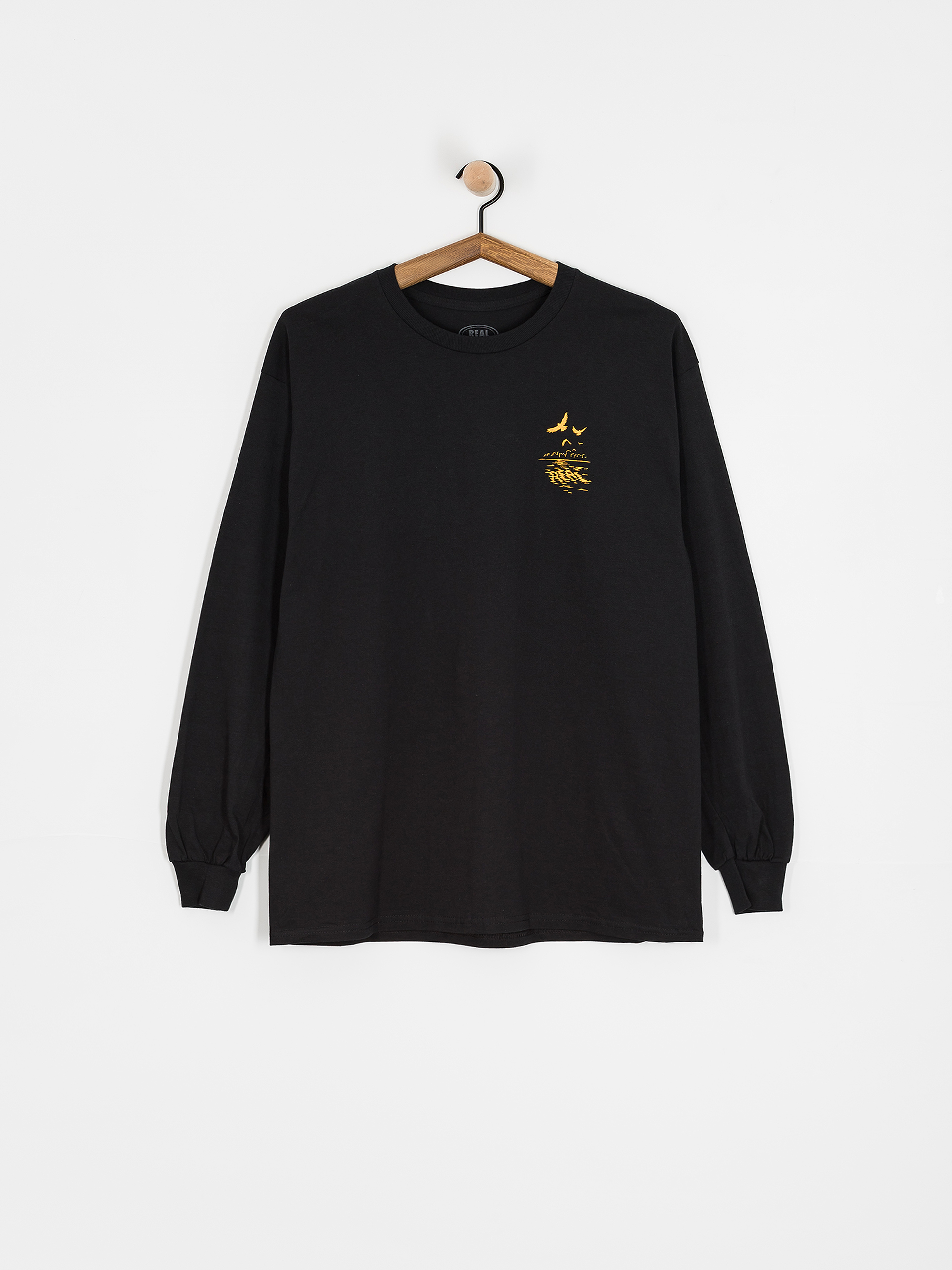 Real Commute Hosszú ujjú felső (black/orange)