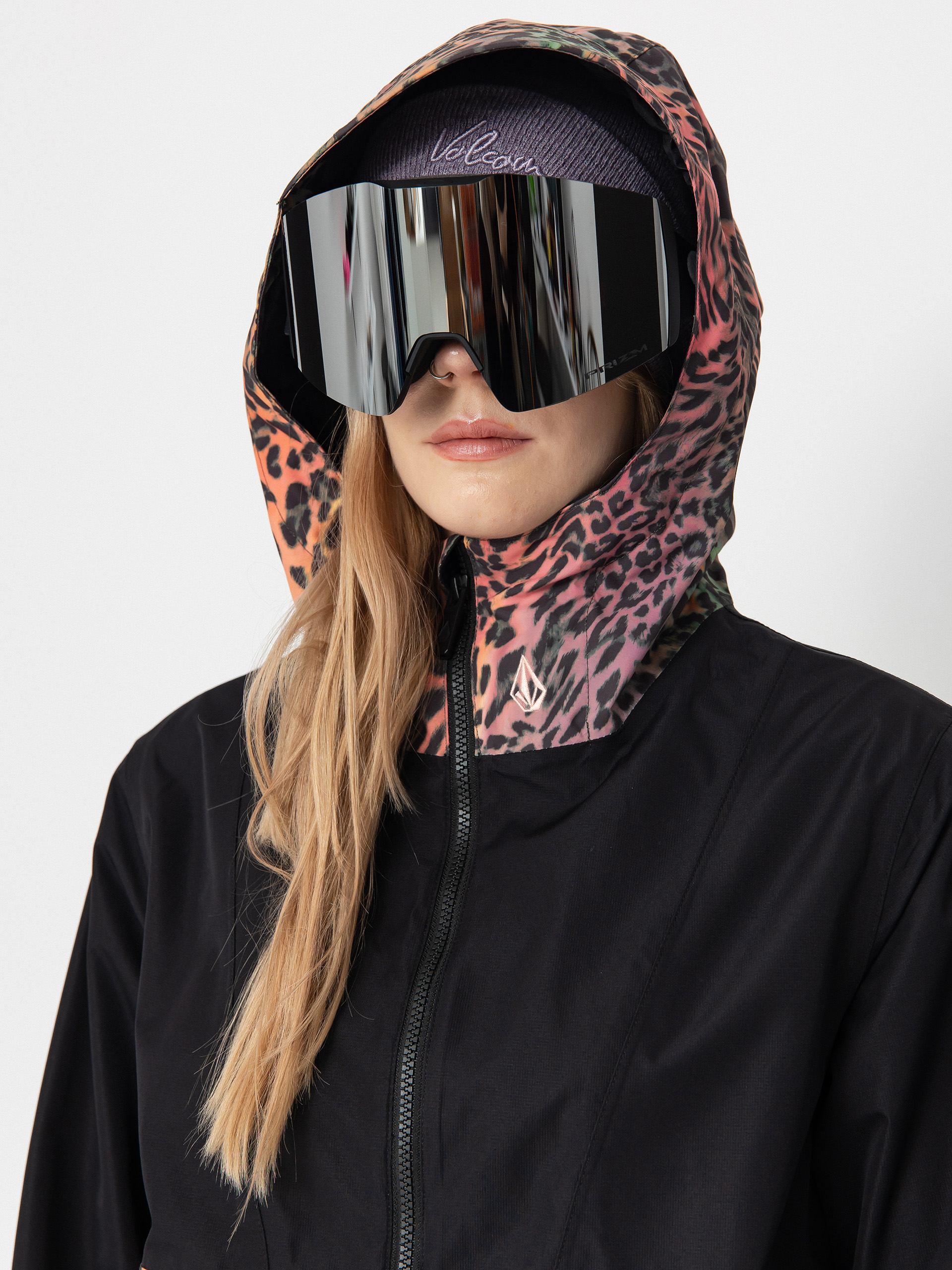 Női Snowboard dzseki Volcom Ashfield Pullover (black)