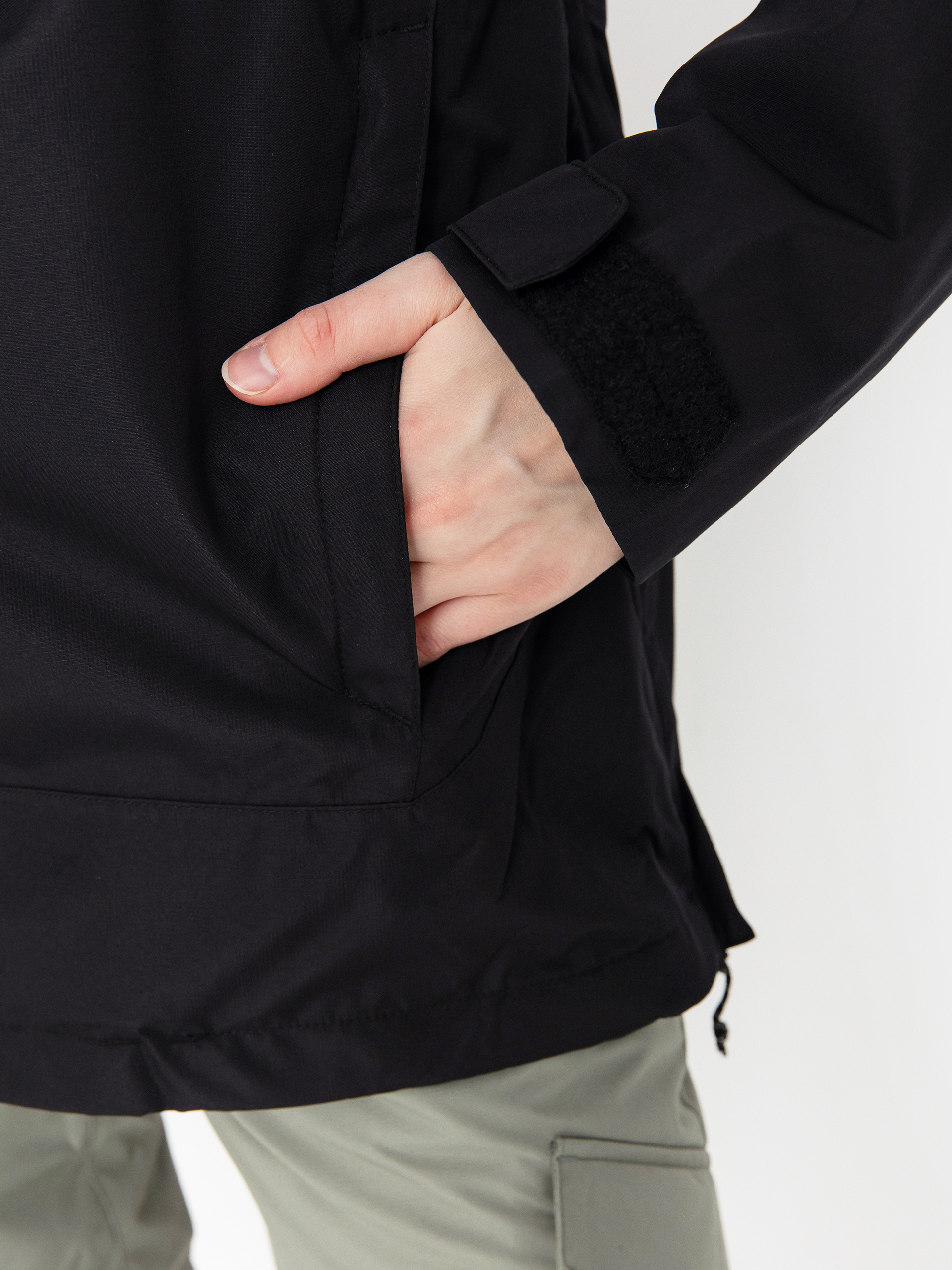 Női Snowboard dzseki Volcom Ashfield Pullover (black)