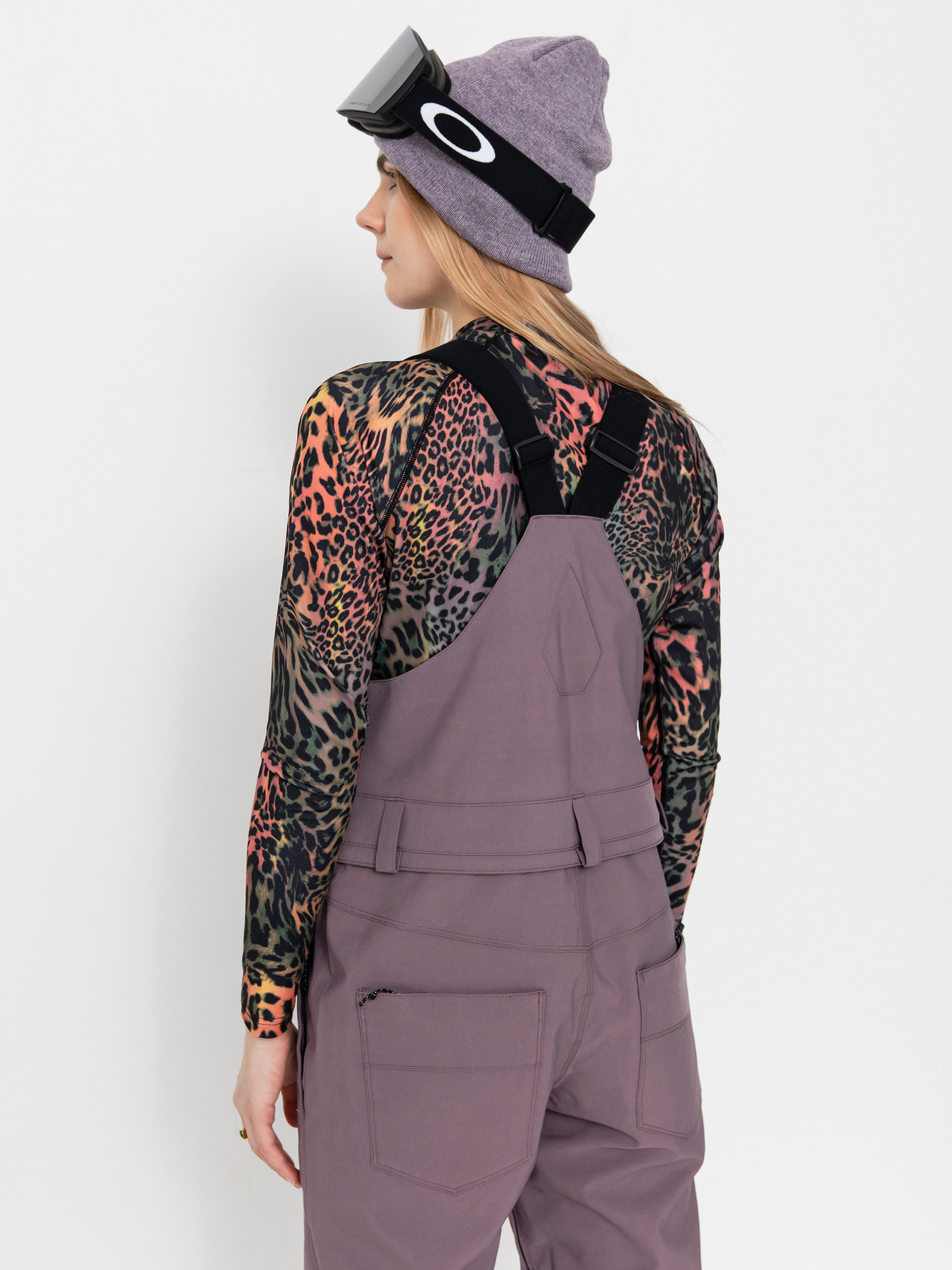 Női Snowboard nadrág Volcom Swift Bib Overall (dusty lavender)