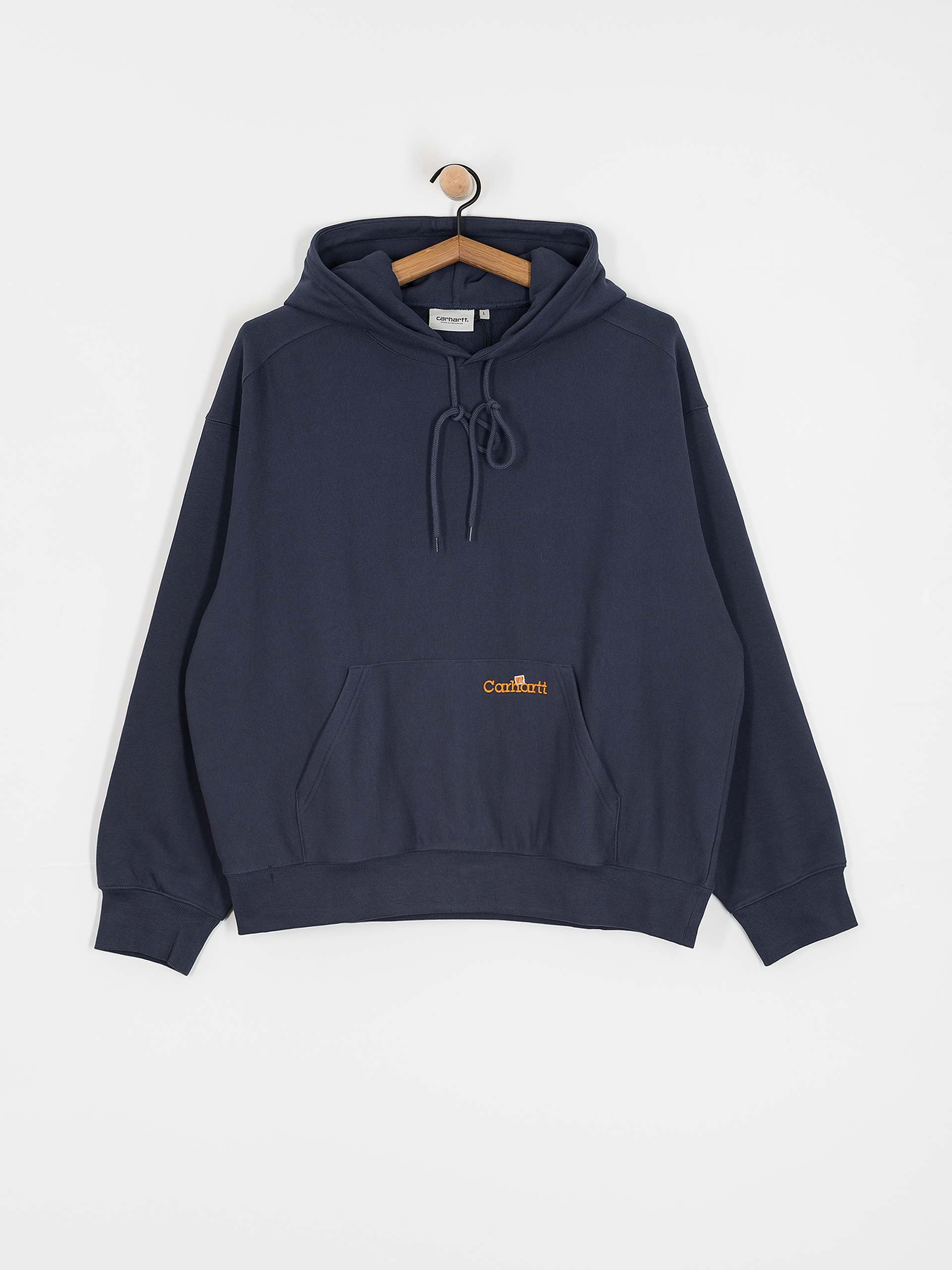 Carhartt WIP Label Script HD Kapucnis pulóver (blue)