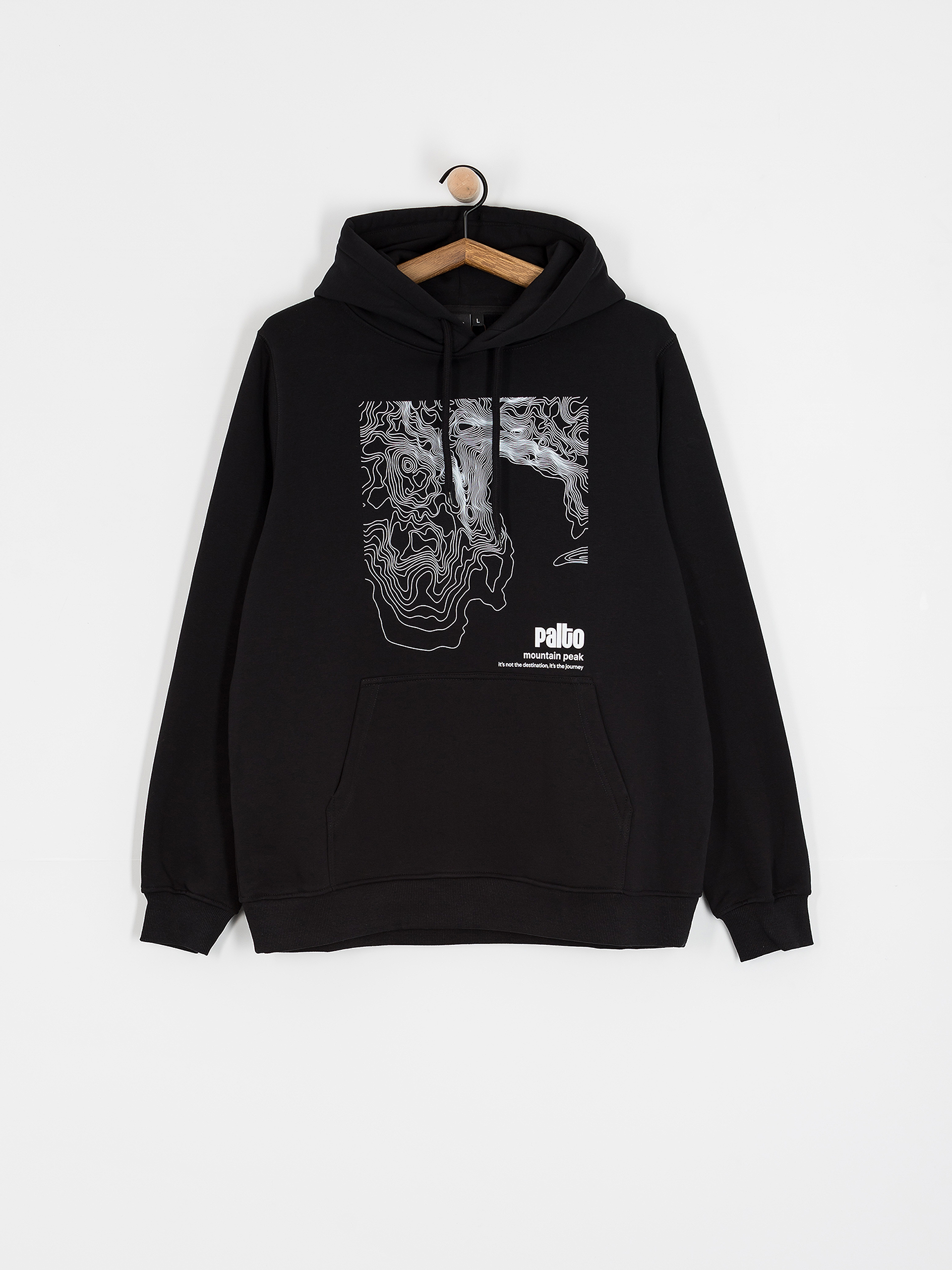 Palto Topography HD Kapucnis pulu00f3ver (black)