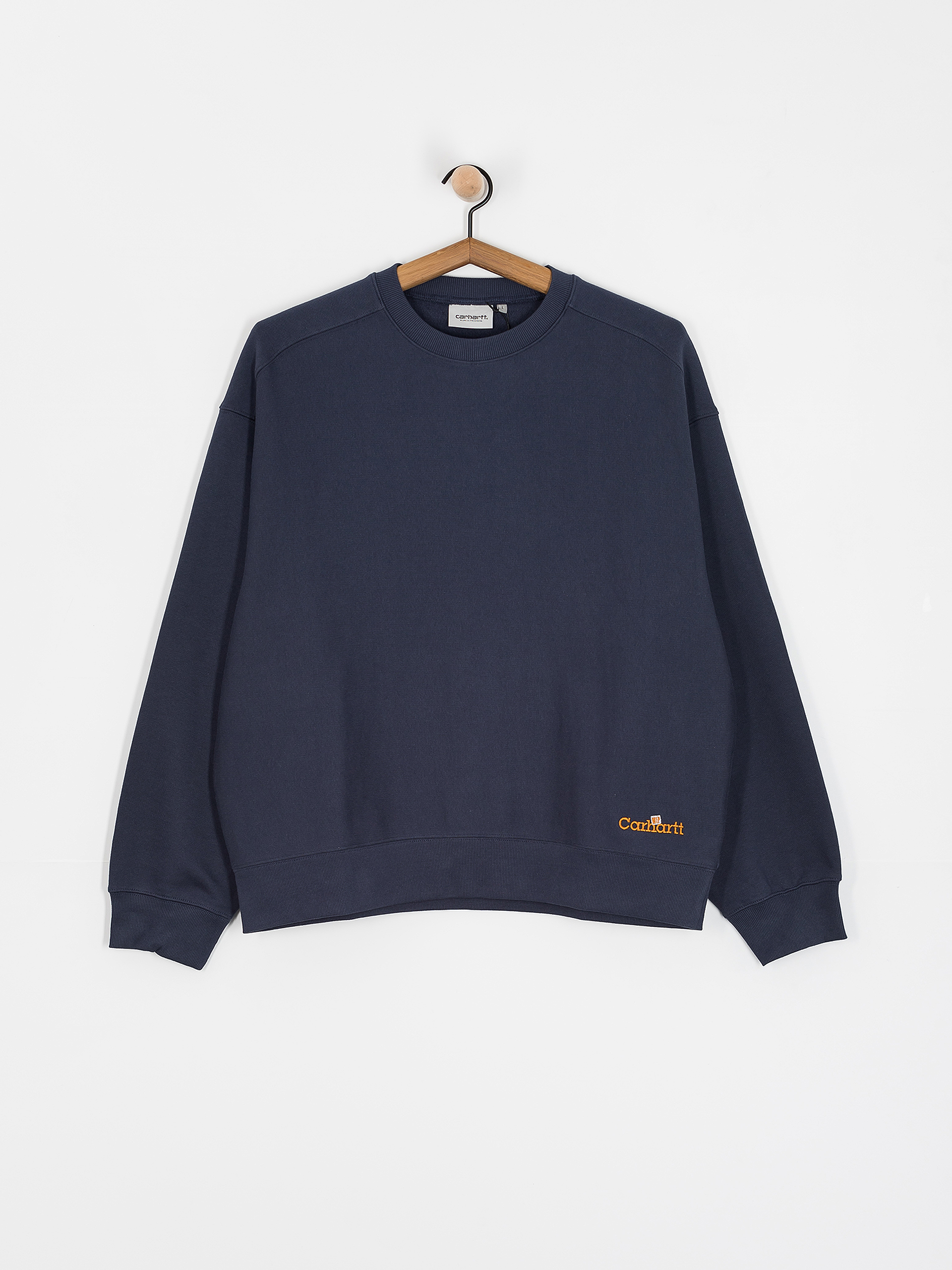 Carhartt WIP Label Script Pulóver (blue)