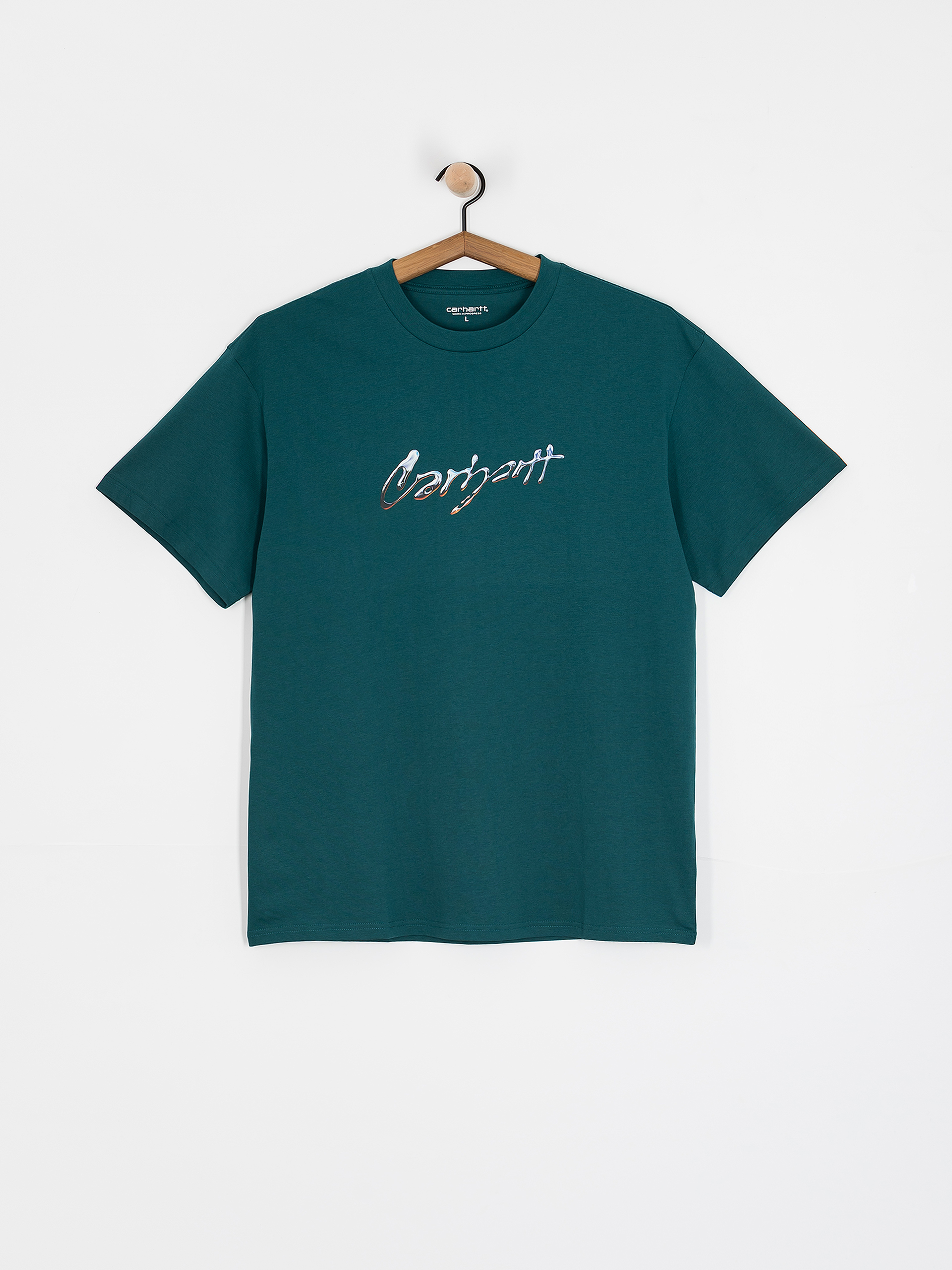 Carhartt WIP Drip Script Póló (malachite)