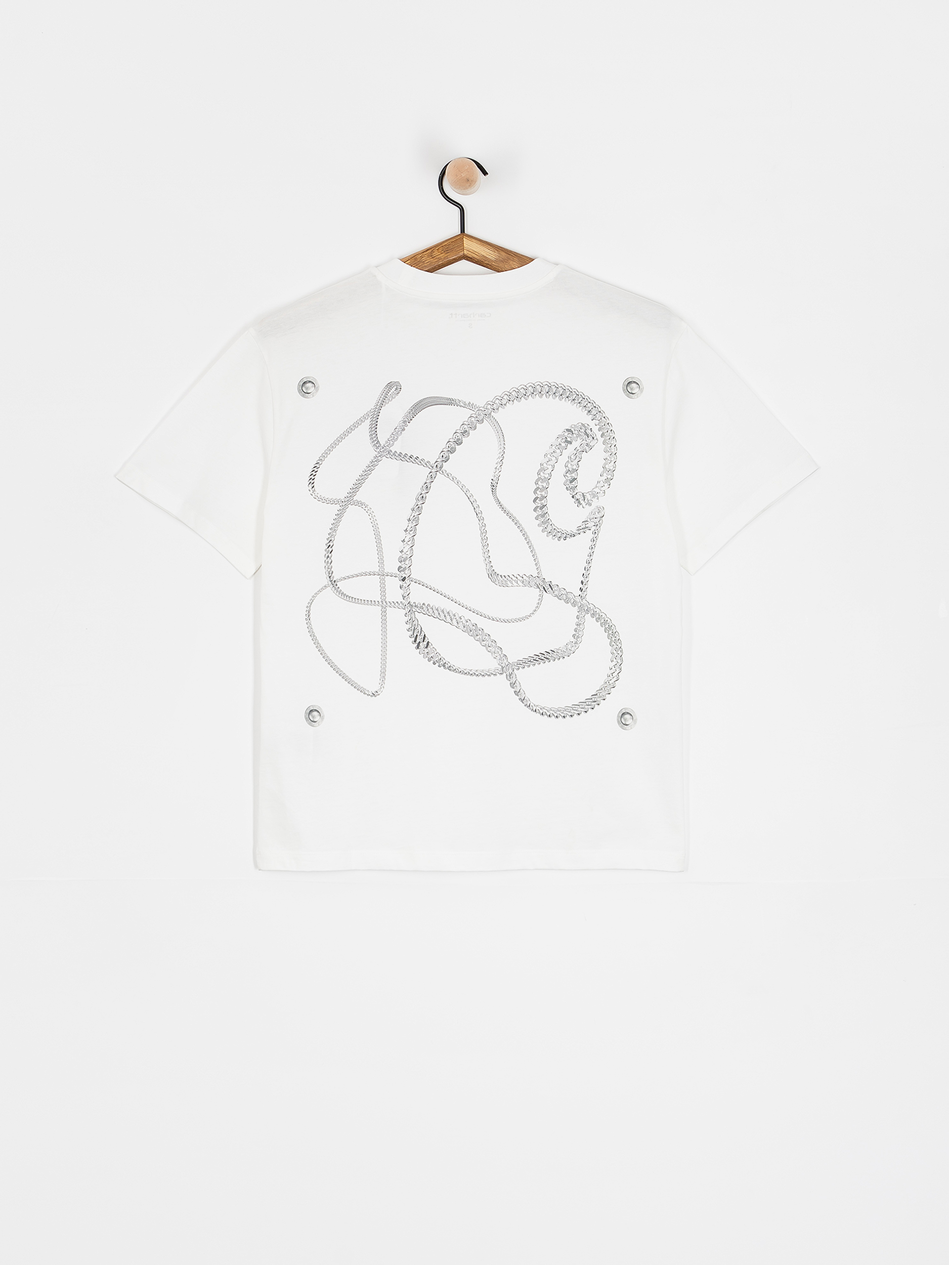 Carhartt WIP Chain Link Wmn Póló (white/silver)