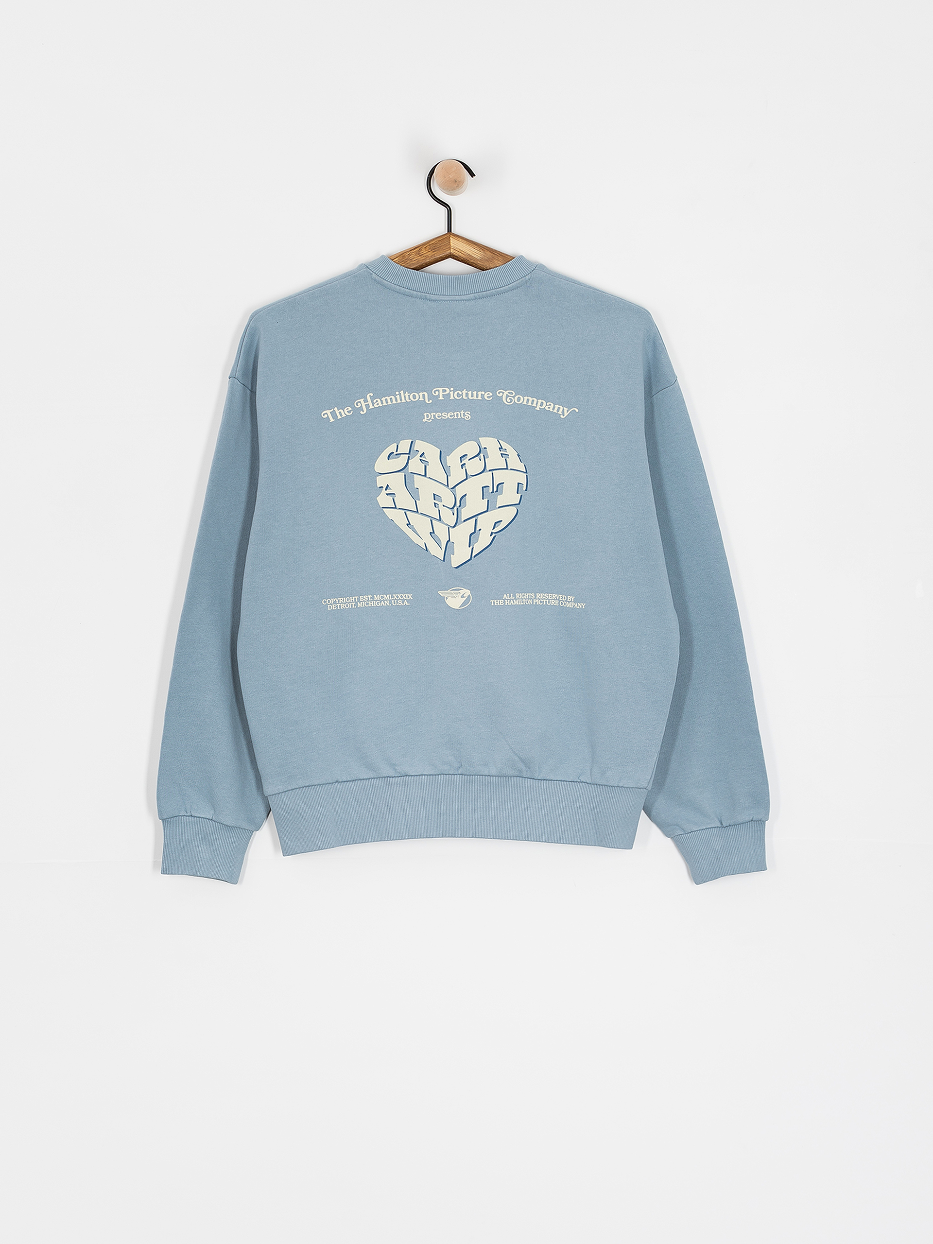 Carhartt WIP Productions Wmn Pulóver (frosted blue)