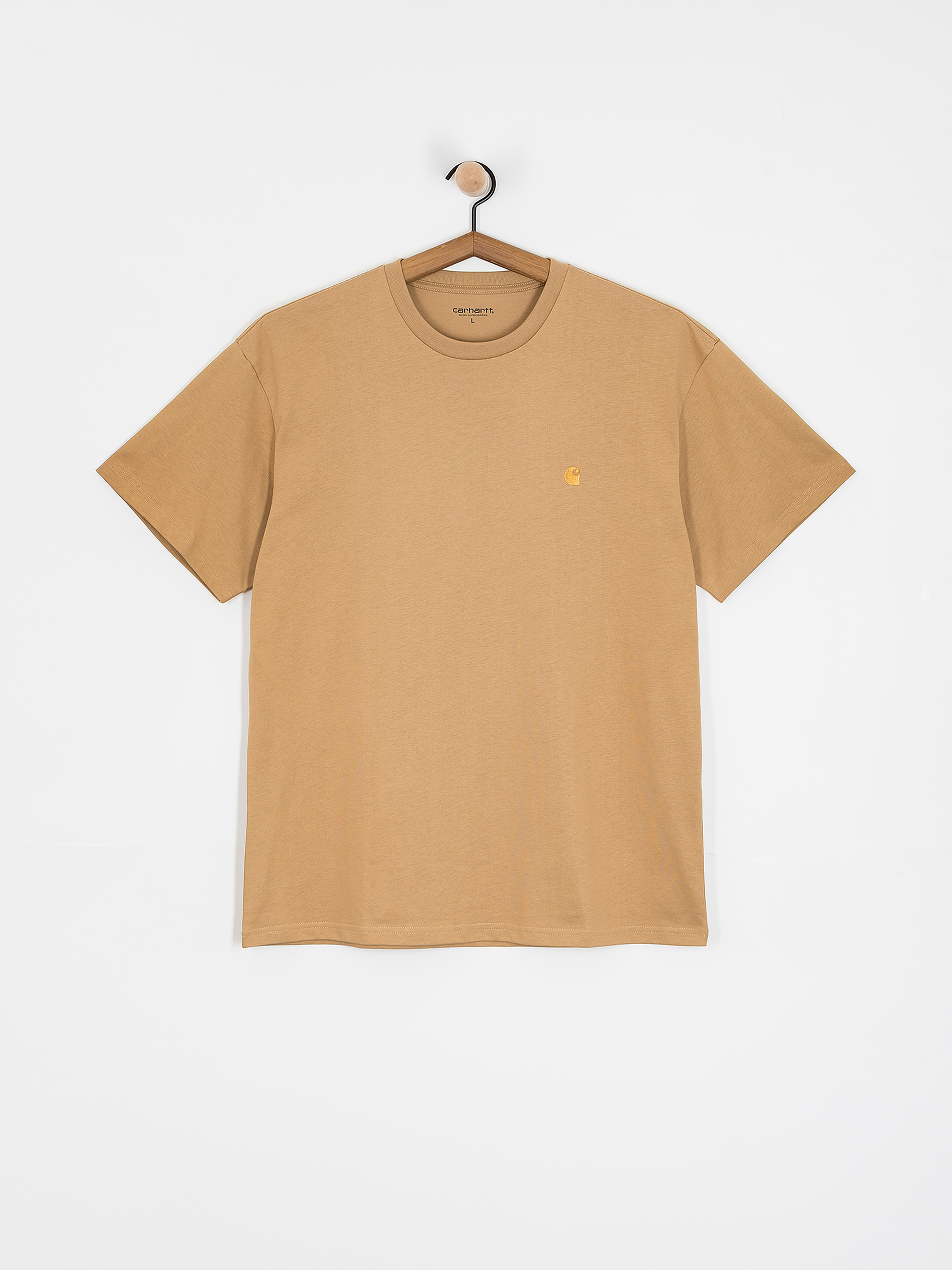 Carhartt WIP Chase Póló (dusty h brown/gold)