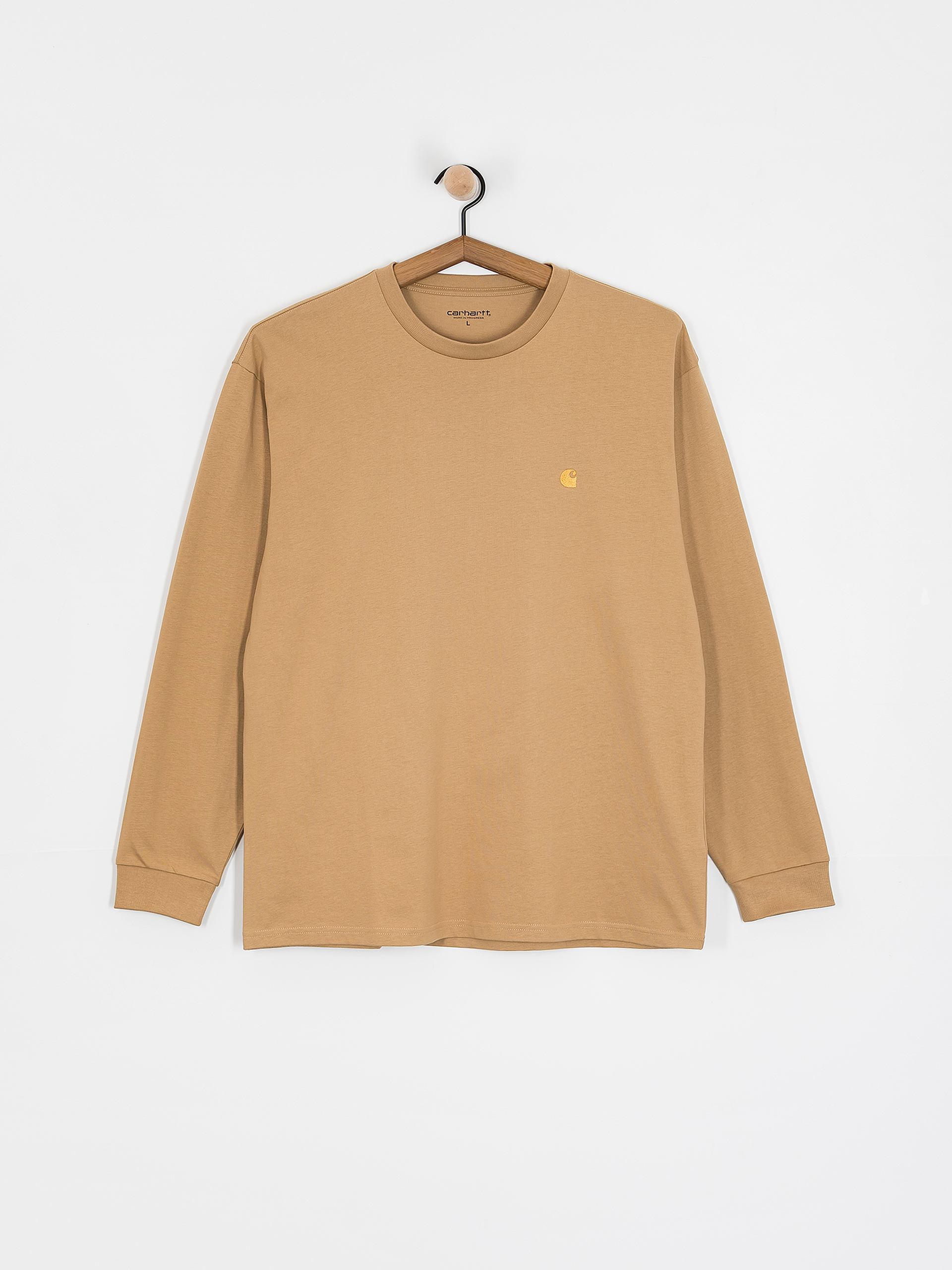 Carhartt WIP Chase Hosszú ujjú felső (dusty h brown/gold)