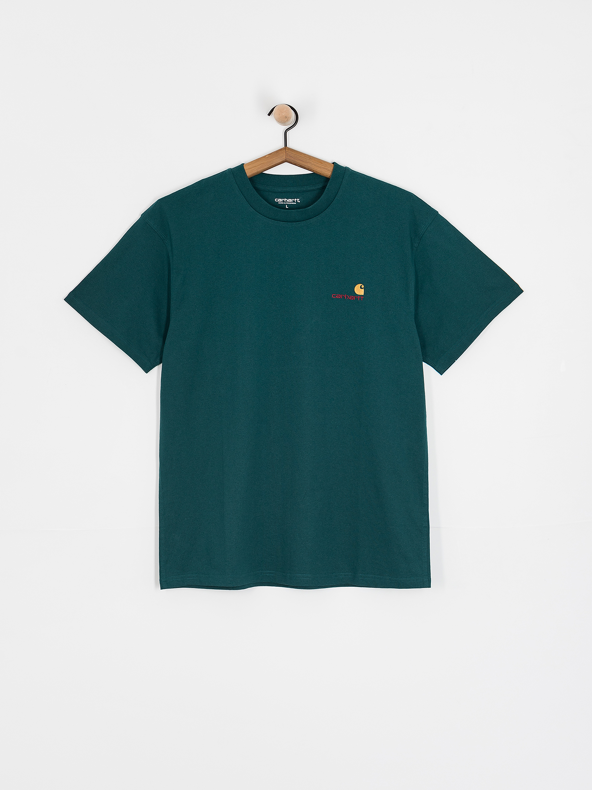 Carhartt WIP American Script Póló (malachite)