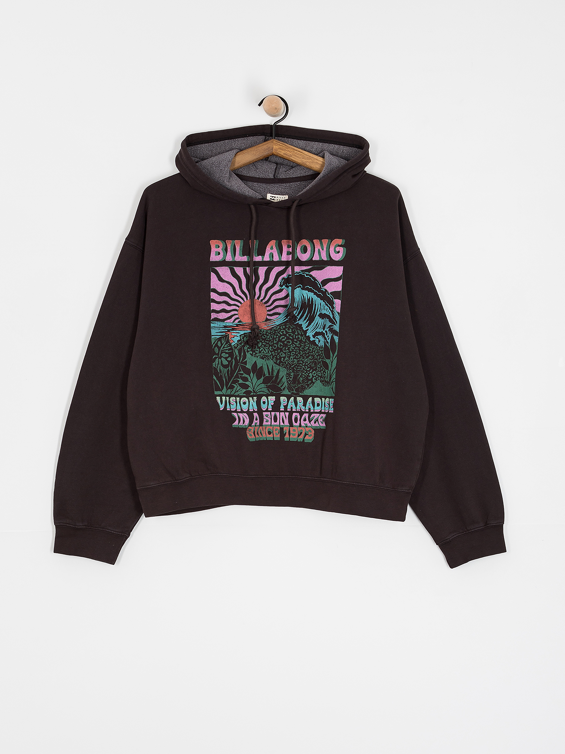 Billabong Keep It Up HD Wmn Kapucnis pulóver (black sands)