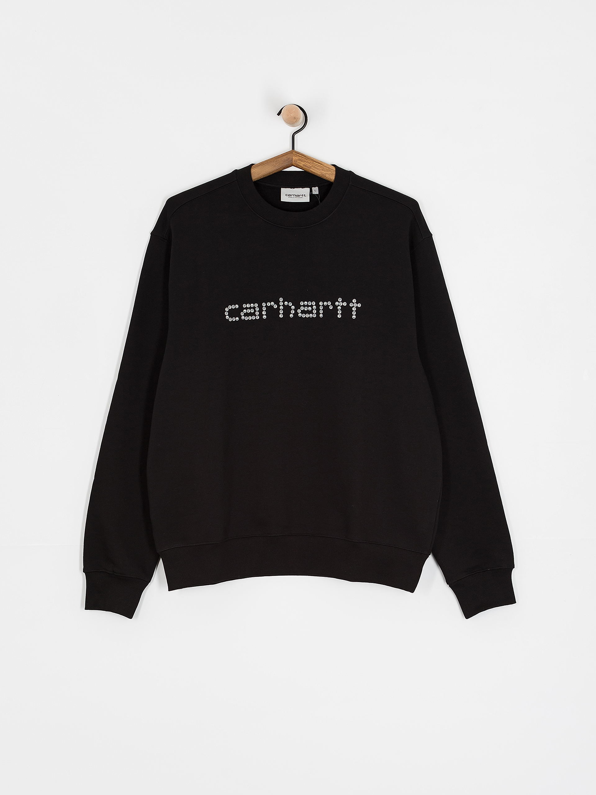 Carhartt WIP Rivet Script Pulóver (black)