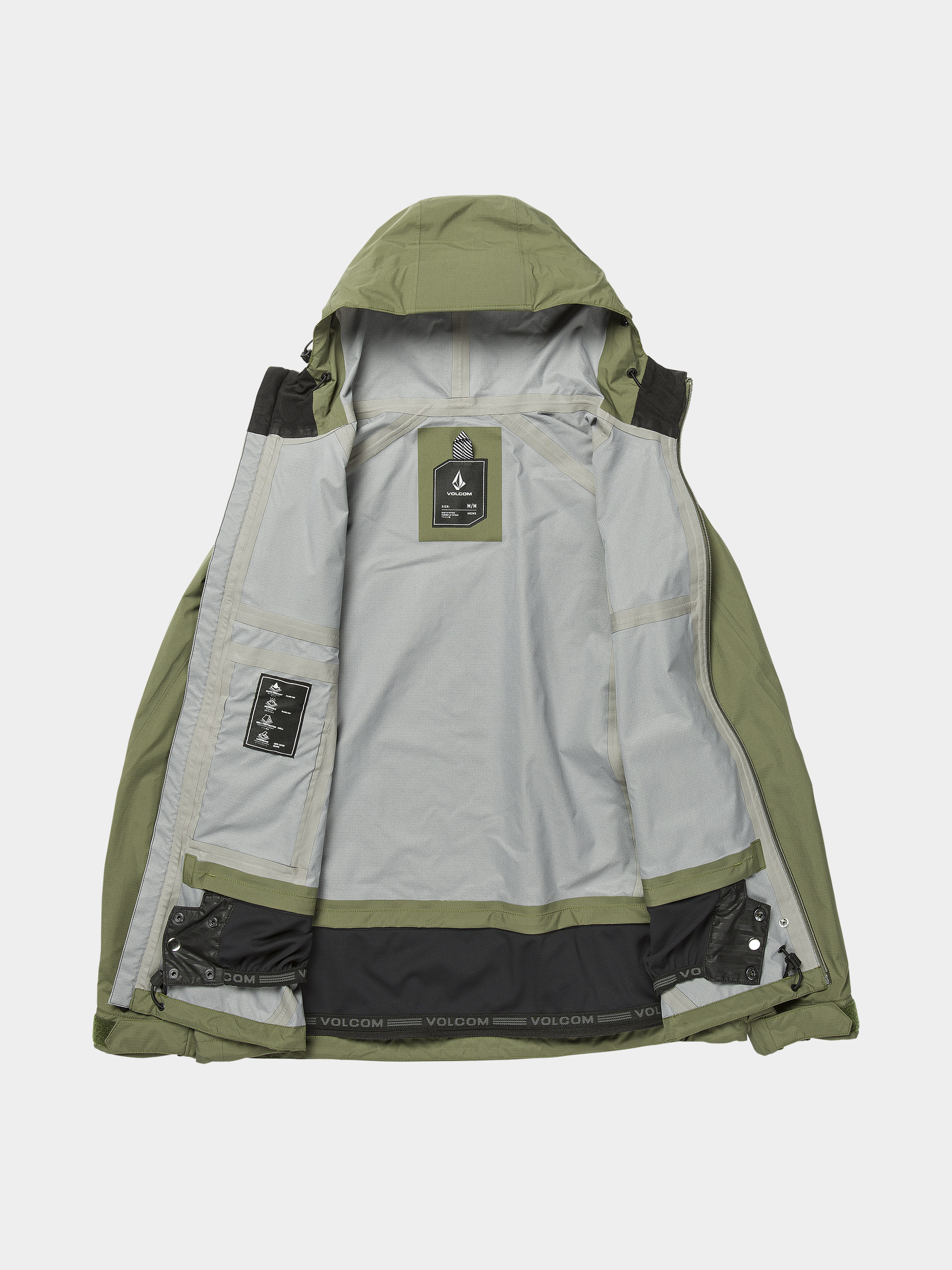 Férfi Snowboard dzseki Volcom Side Hit Shell (ivy)