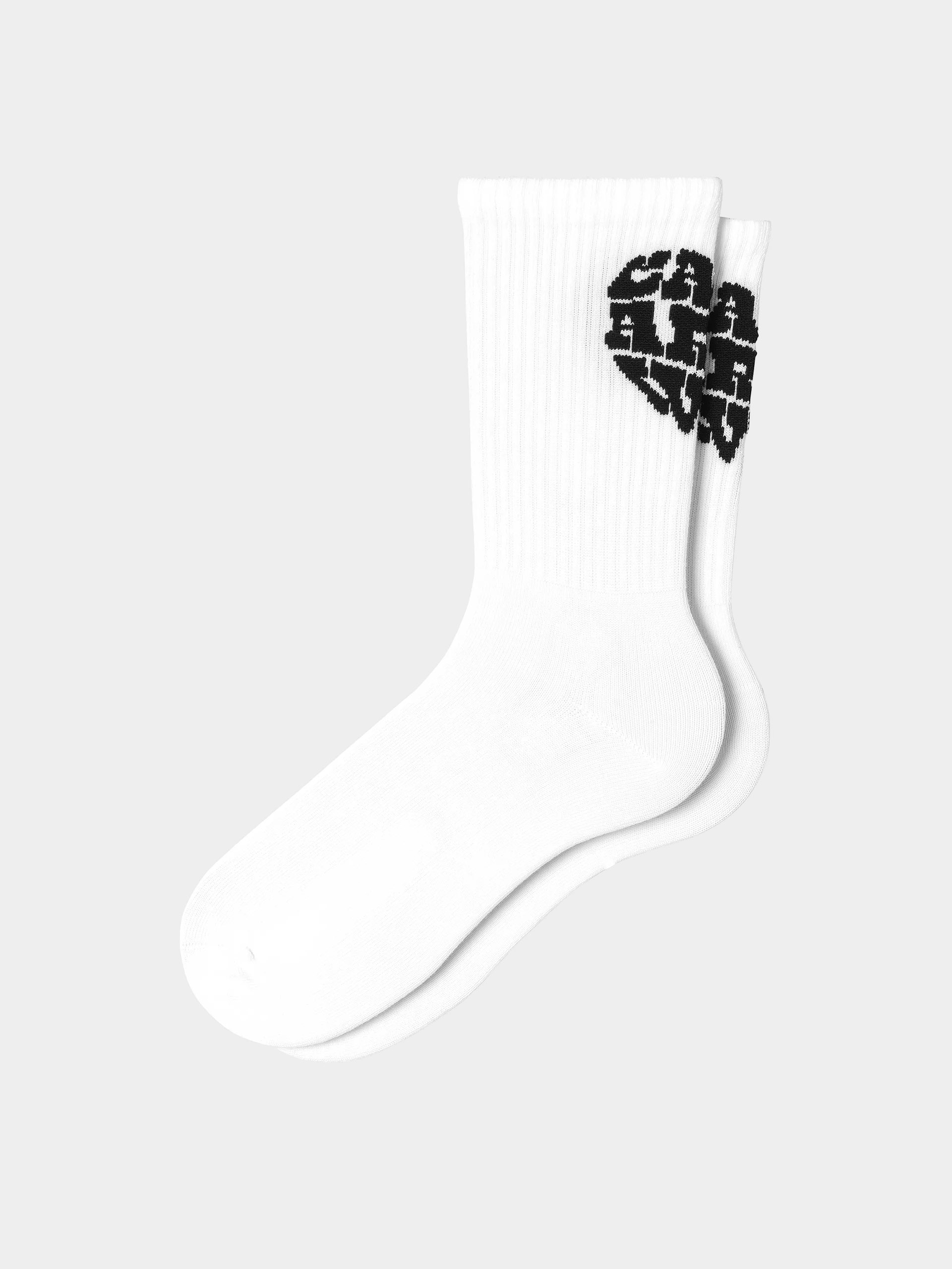 Zokni Carhartt WIP Heartbreaker (white/black)