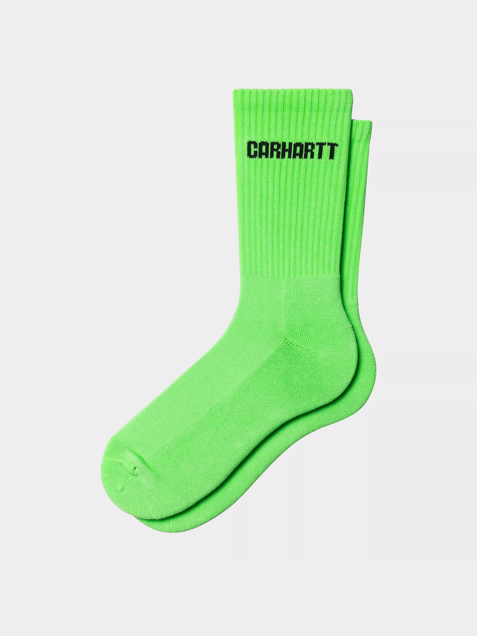 Zokni Carhartt WIP Industry (lumo green/black)