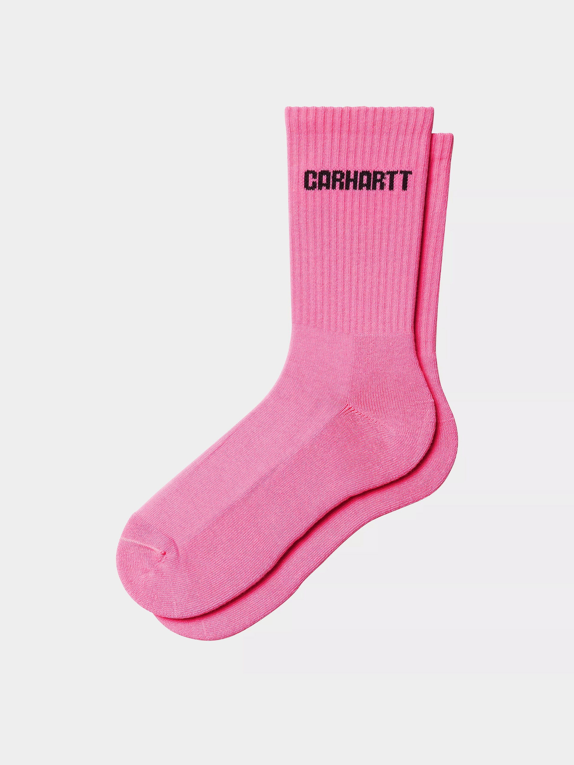 Zokni Carhartt WIP Industry (lumo pink/black)