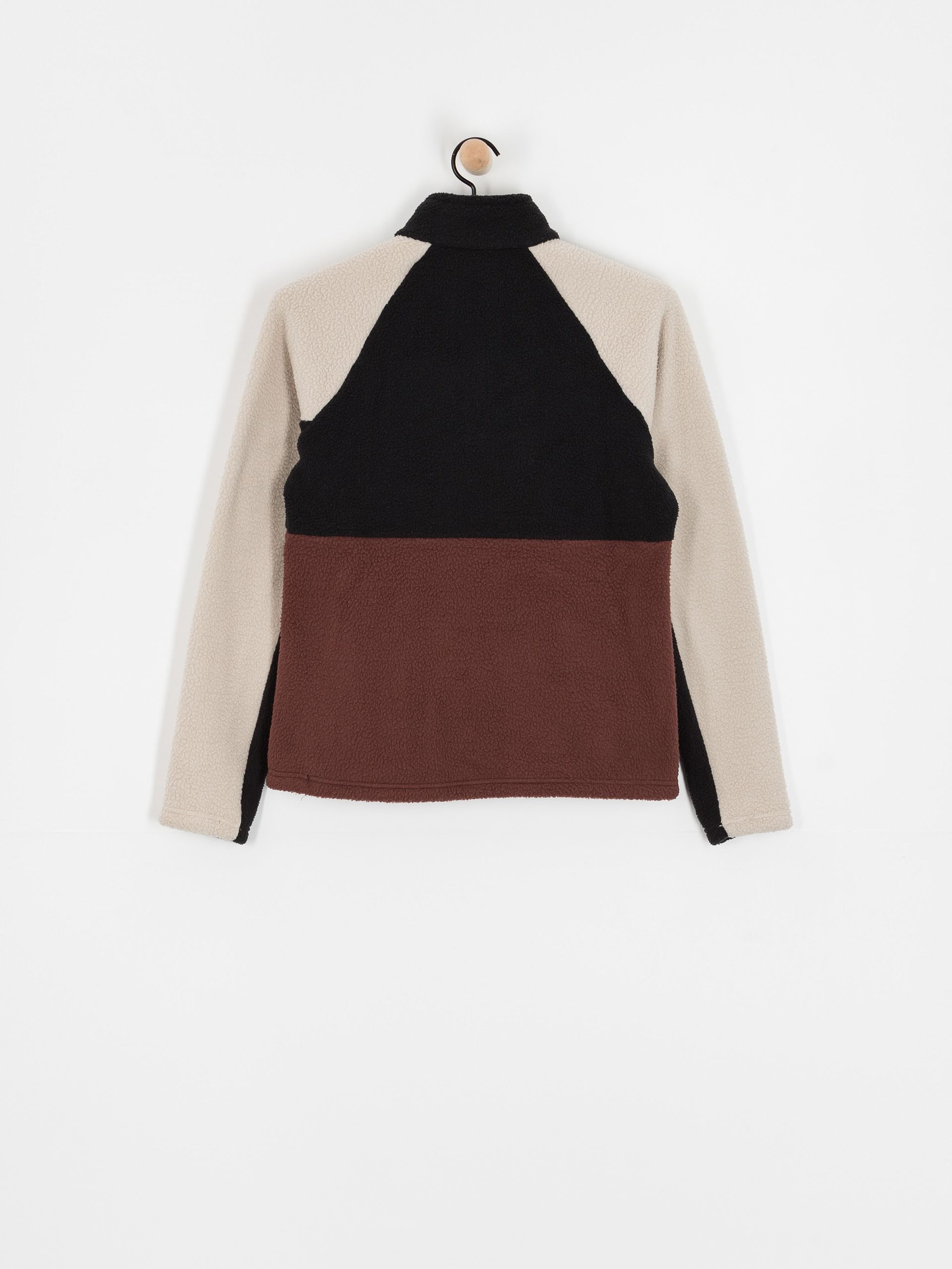 Női Volcom Demi Half Zip Thermo pulóver (mahogany)