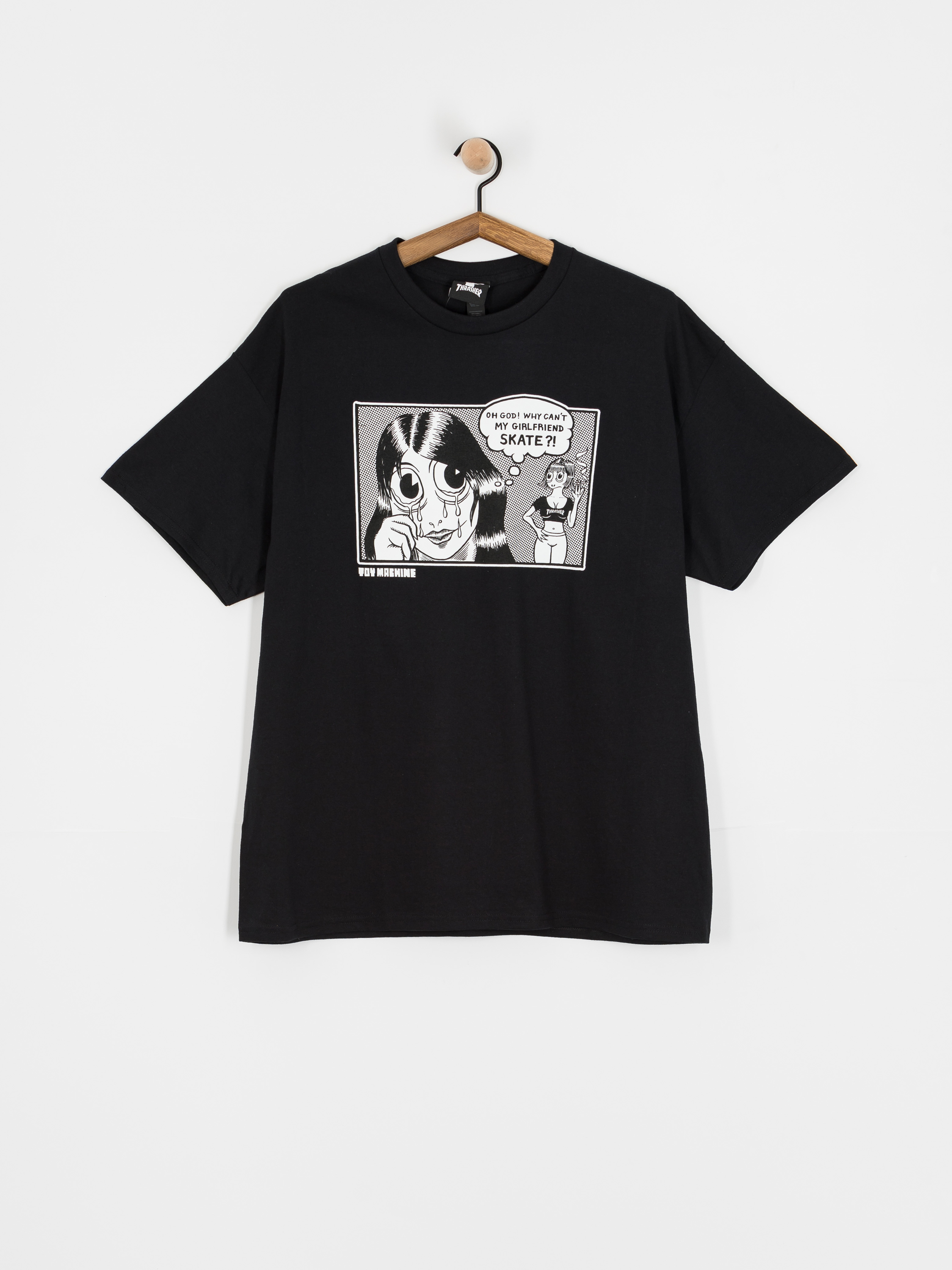 Thrasher X Toy Machine Girlfriend Pu00f3lu00f3 (black)