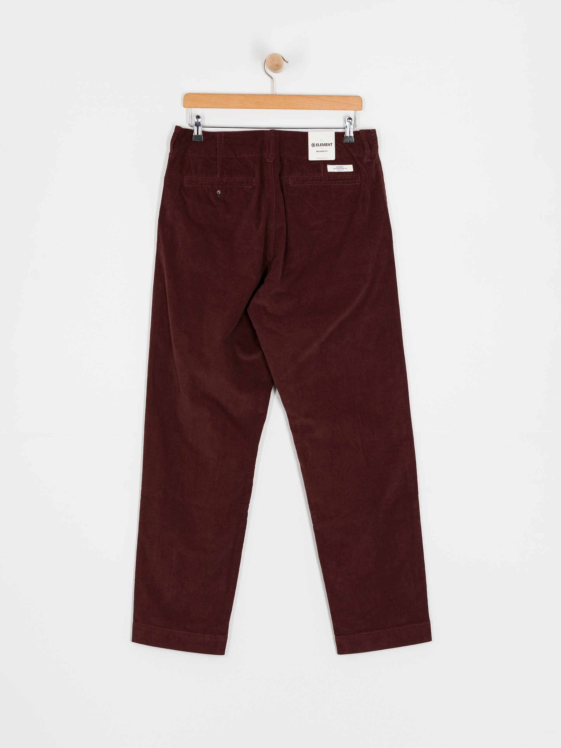 Element Howland Union Cord Chino Kisnadrág (decadent chocolate)