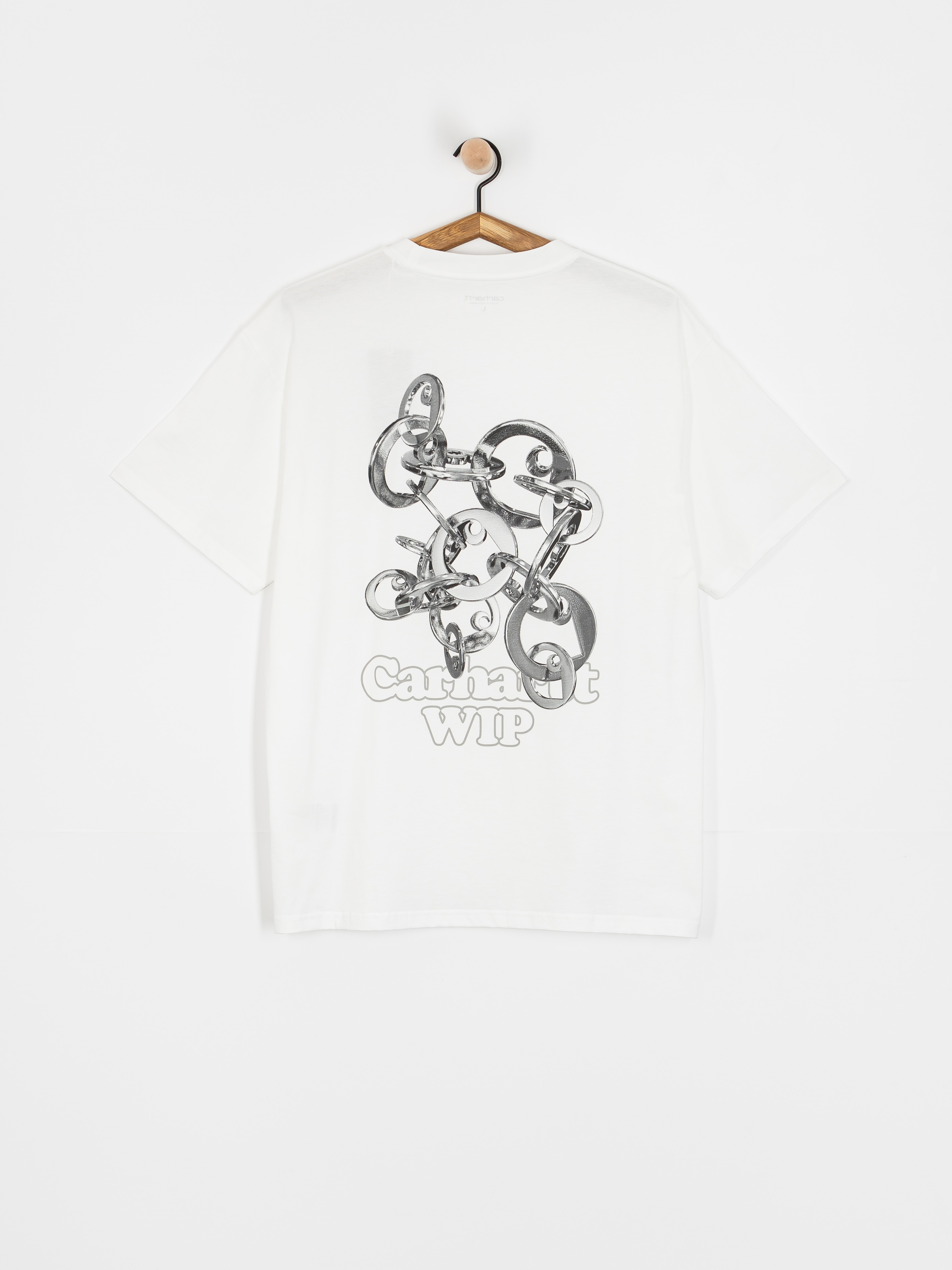 Póló Carhartt WIP Linked Charms (white/silver)