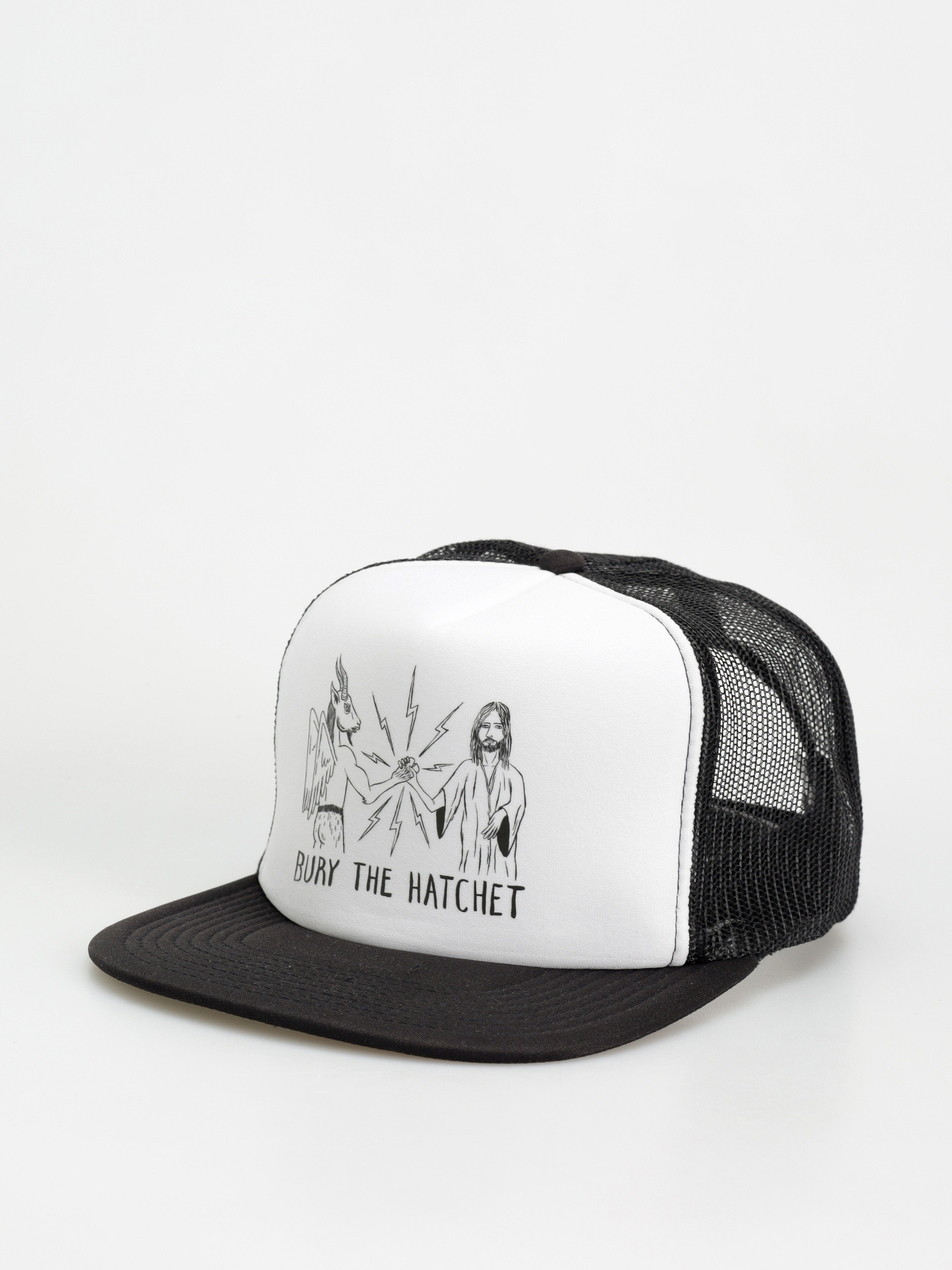 Thrasher X Toy Machine B.T.H. Trucker Baseball sapka (black/black/white)