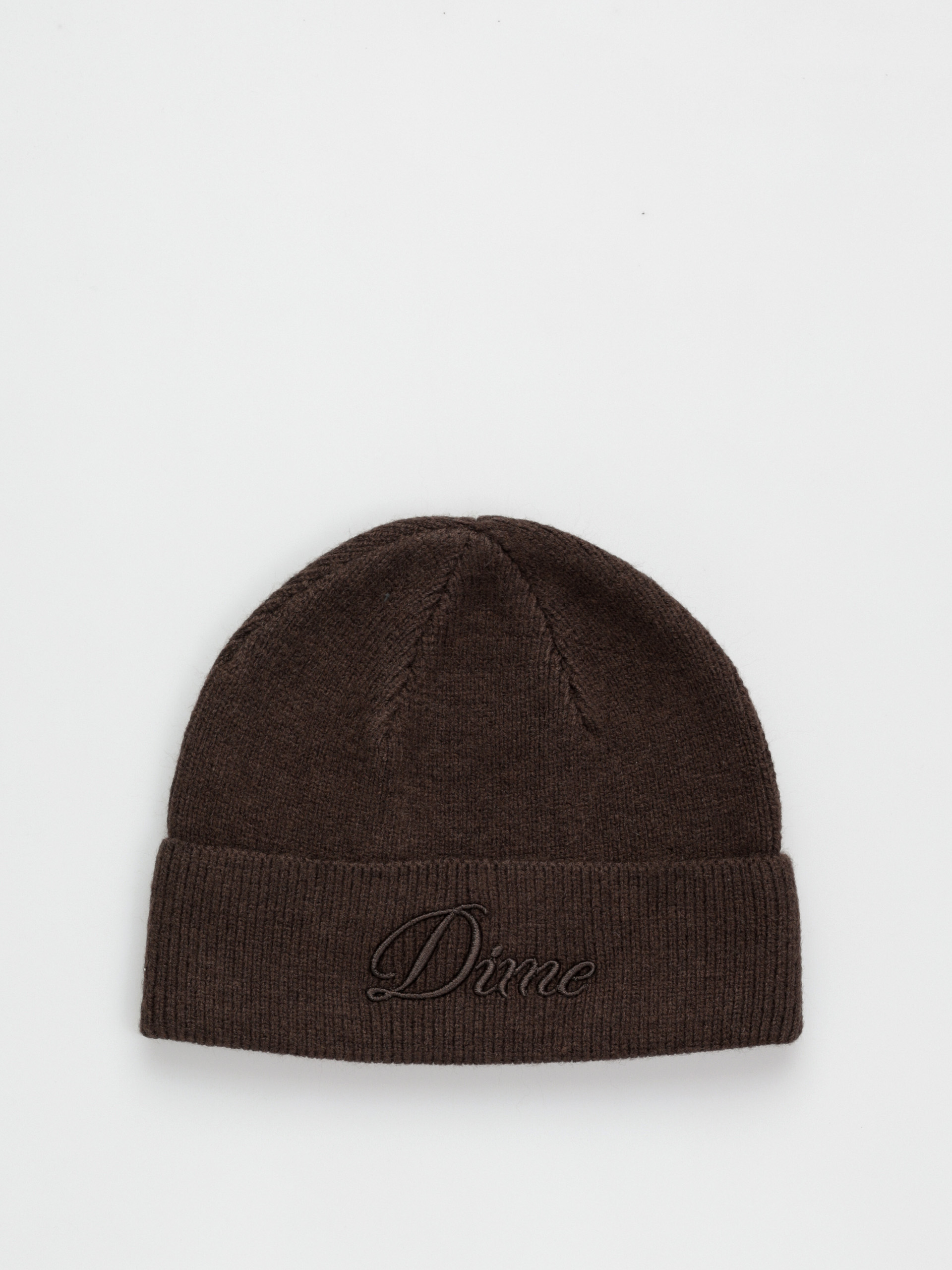 Dime Cursive Wool Fold Sapka (dark brown)